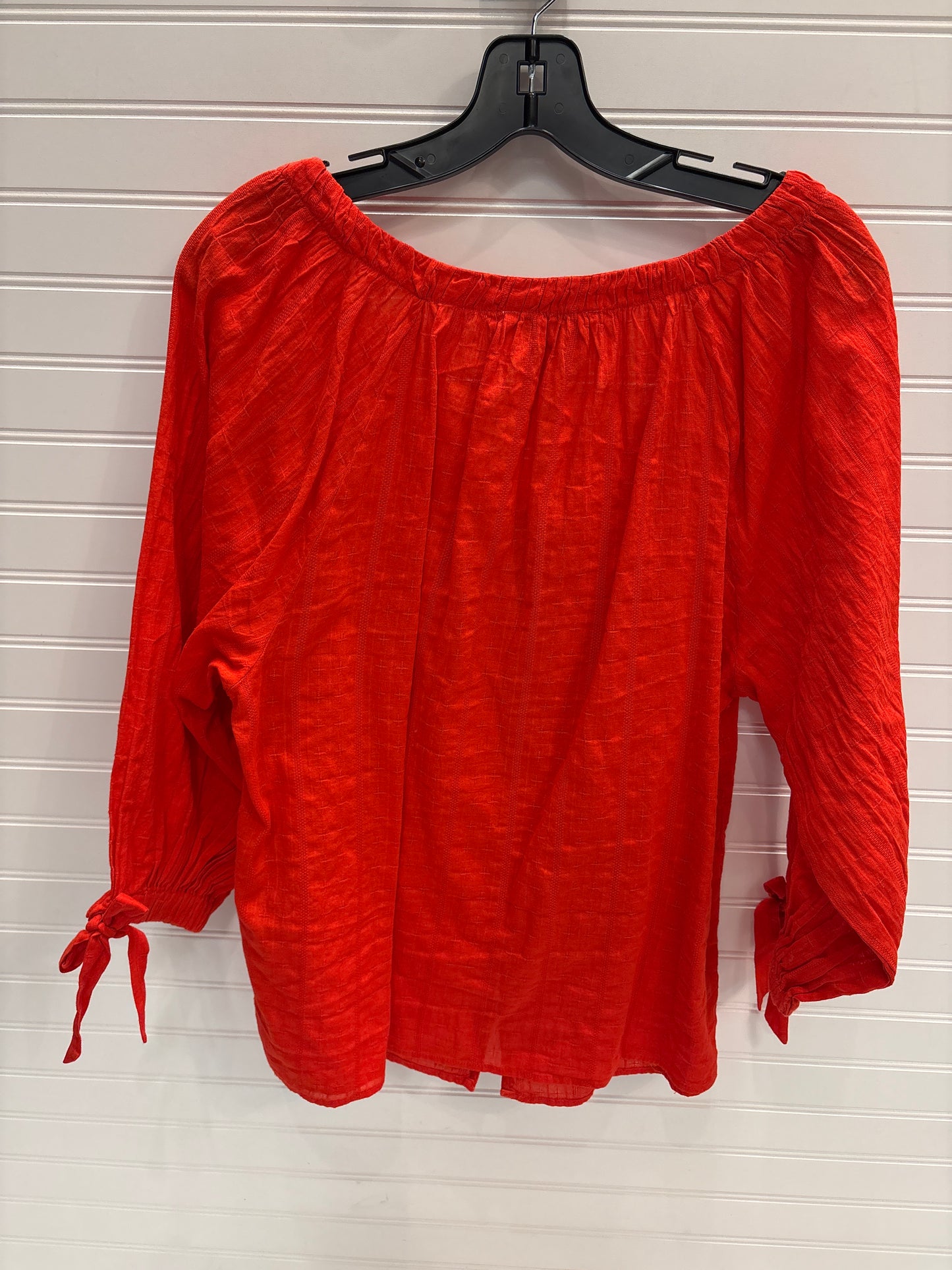 Blouse Long Sleeve By Cleobella In Red, Size: M