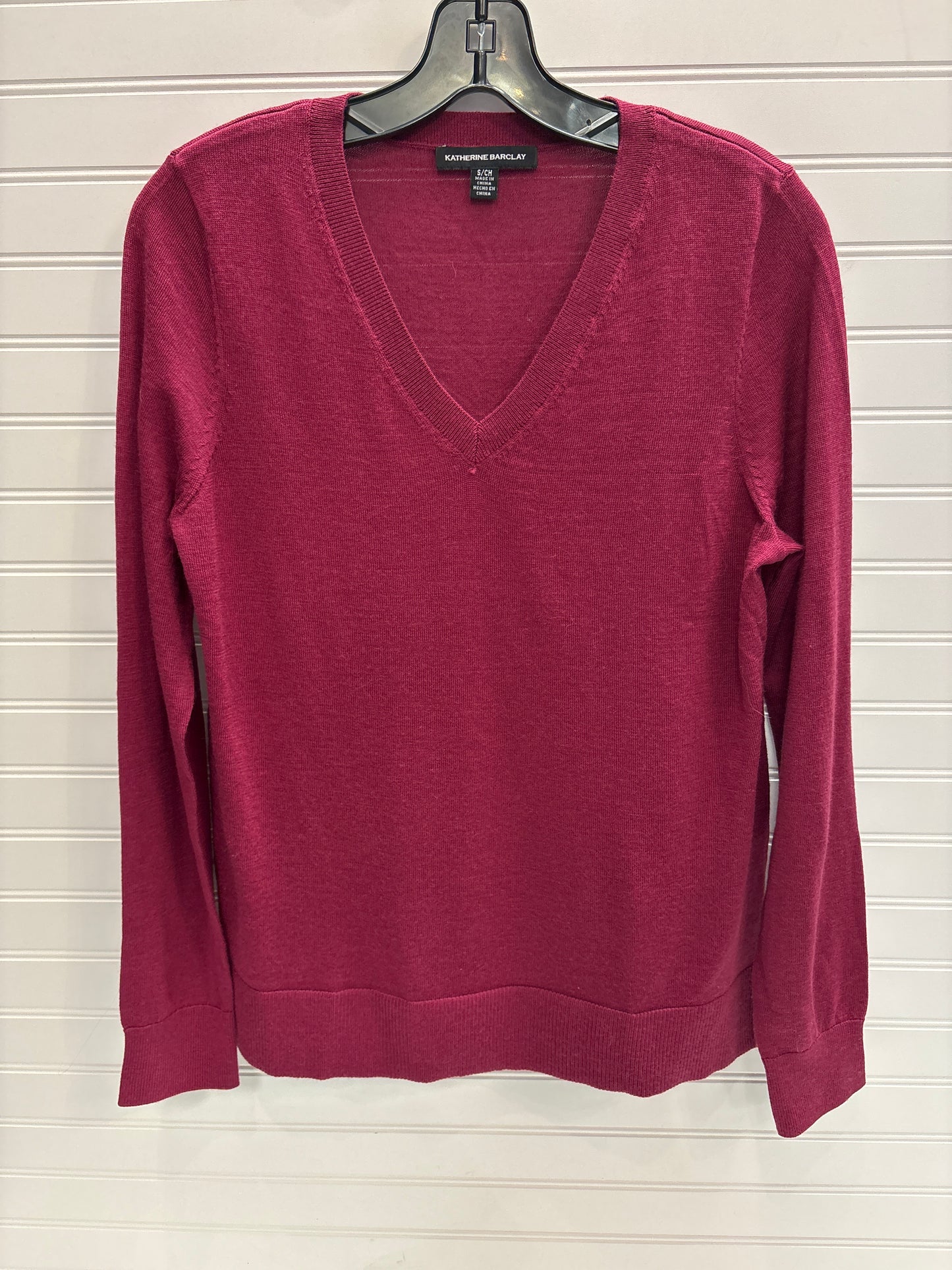 Sweater By Katherine Barclay In Red, Size: S