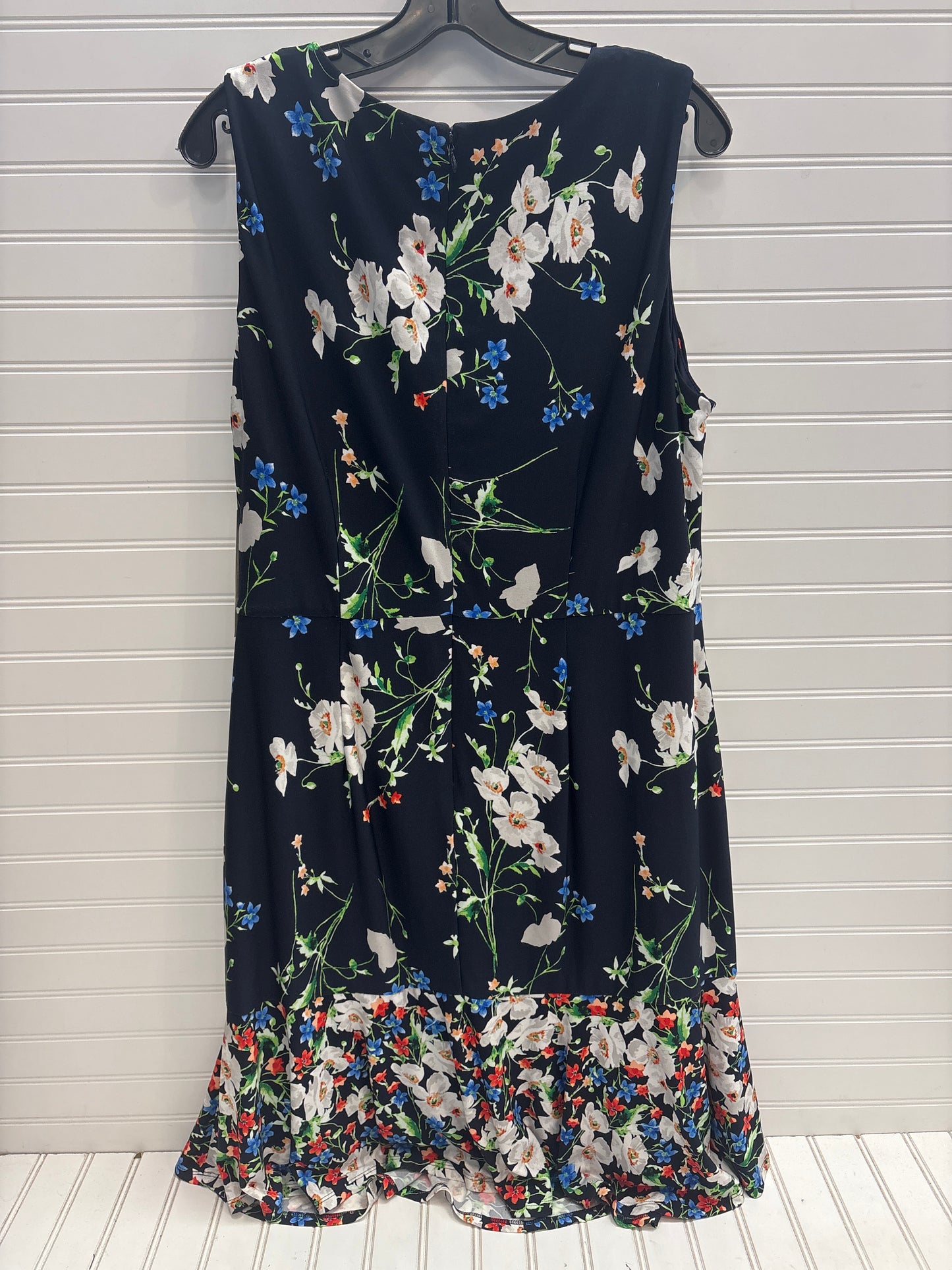 Dress Work By Eliza J In Floral Print, Size: 16