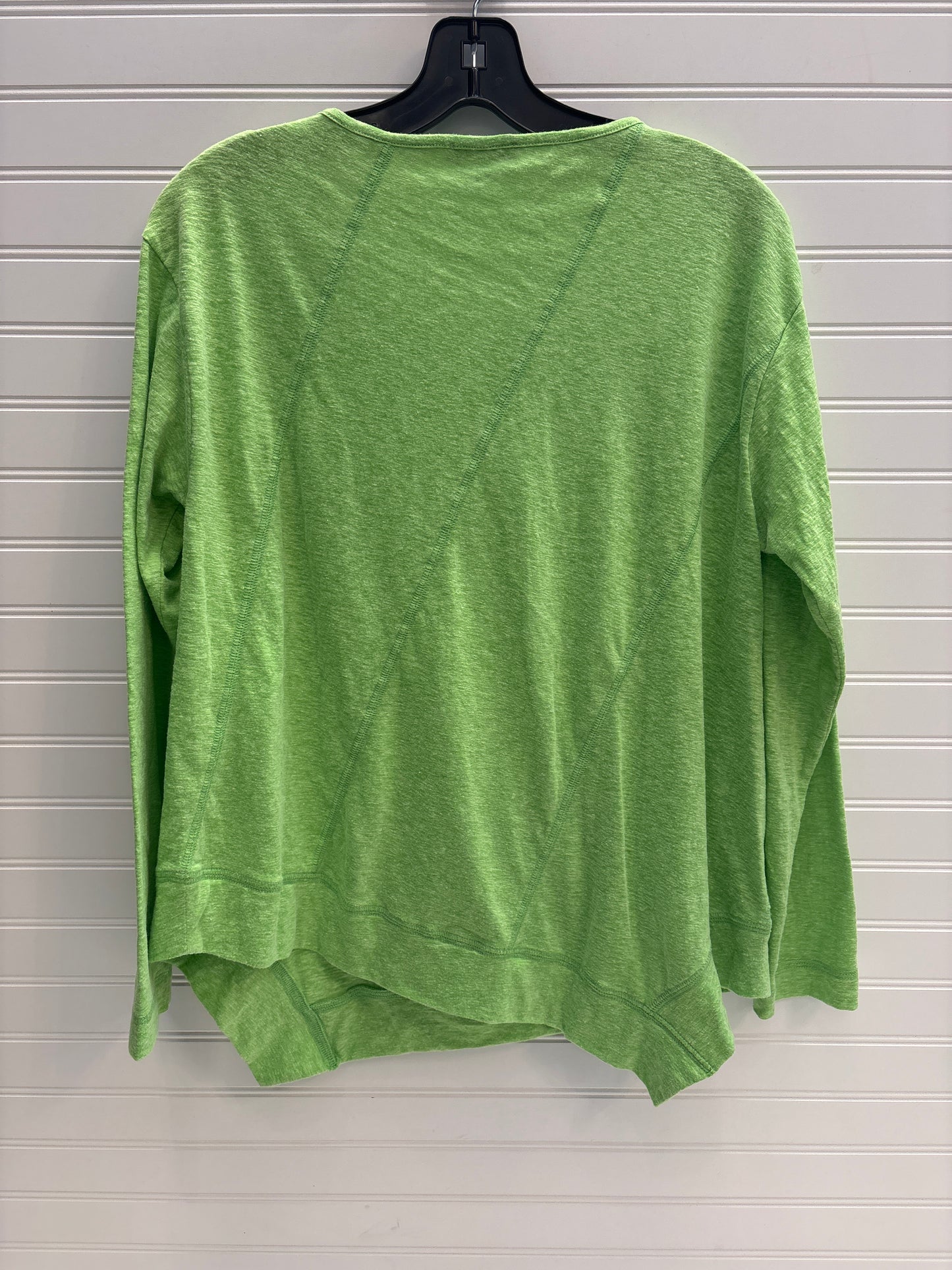 Top Long Sleeve By Lisa Todd In Green, Size: L