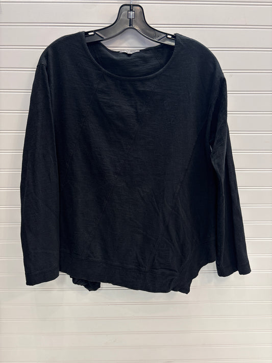 Top Long Sleeve By Lisa Todd In Black, Size: L