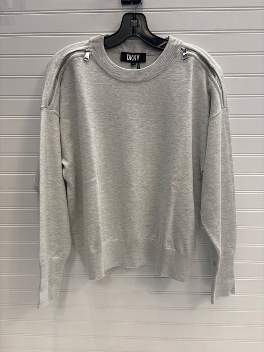 Sweater By Dkny In Grey, Size: M