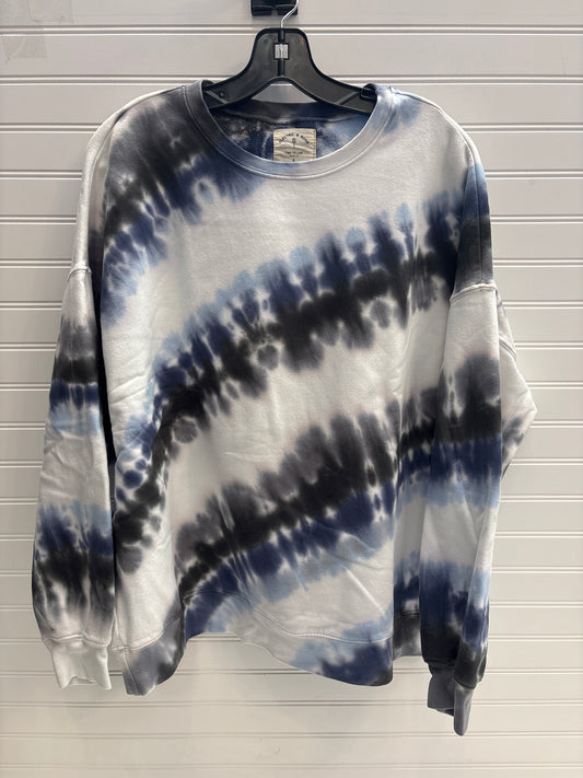 Sweatshirt Crewneck By Electric & Rose In Tie Dye Print, Size: S