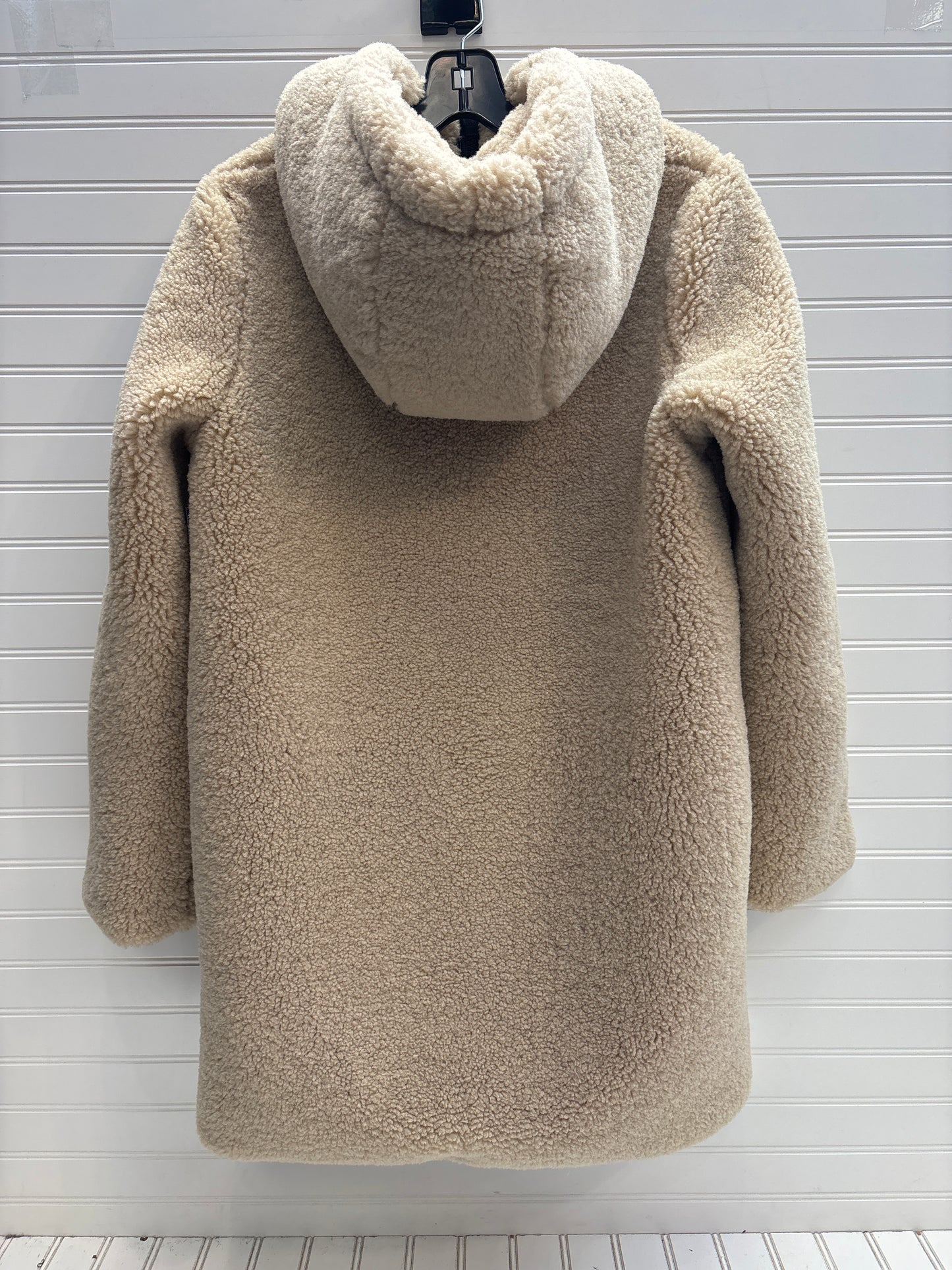 Coat Faux Fur & Sherpa By Sanctuary In Cream, Size: M