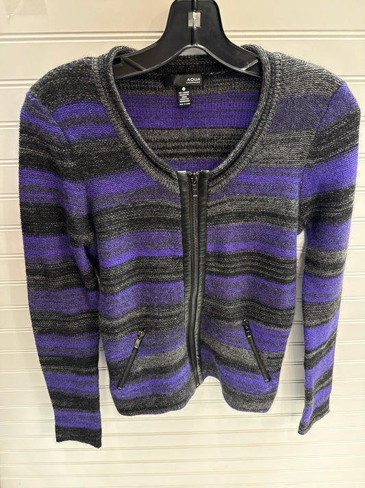 Sweater Cardigan Cashmere By Aqua In Multi-colored, Size: M