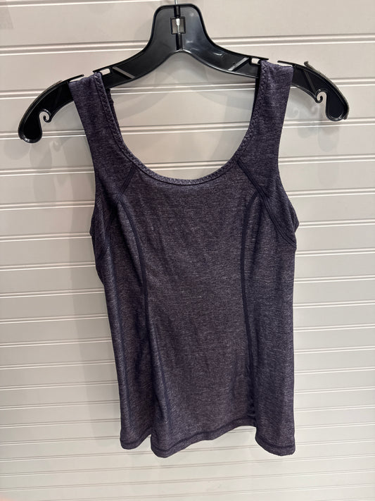 Athletic Tank Top By Lululemon In Purple, Size: 4