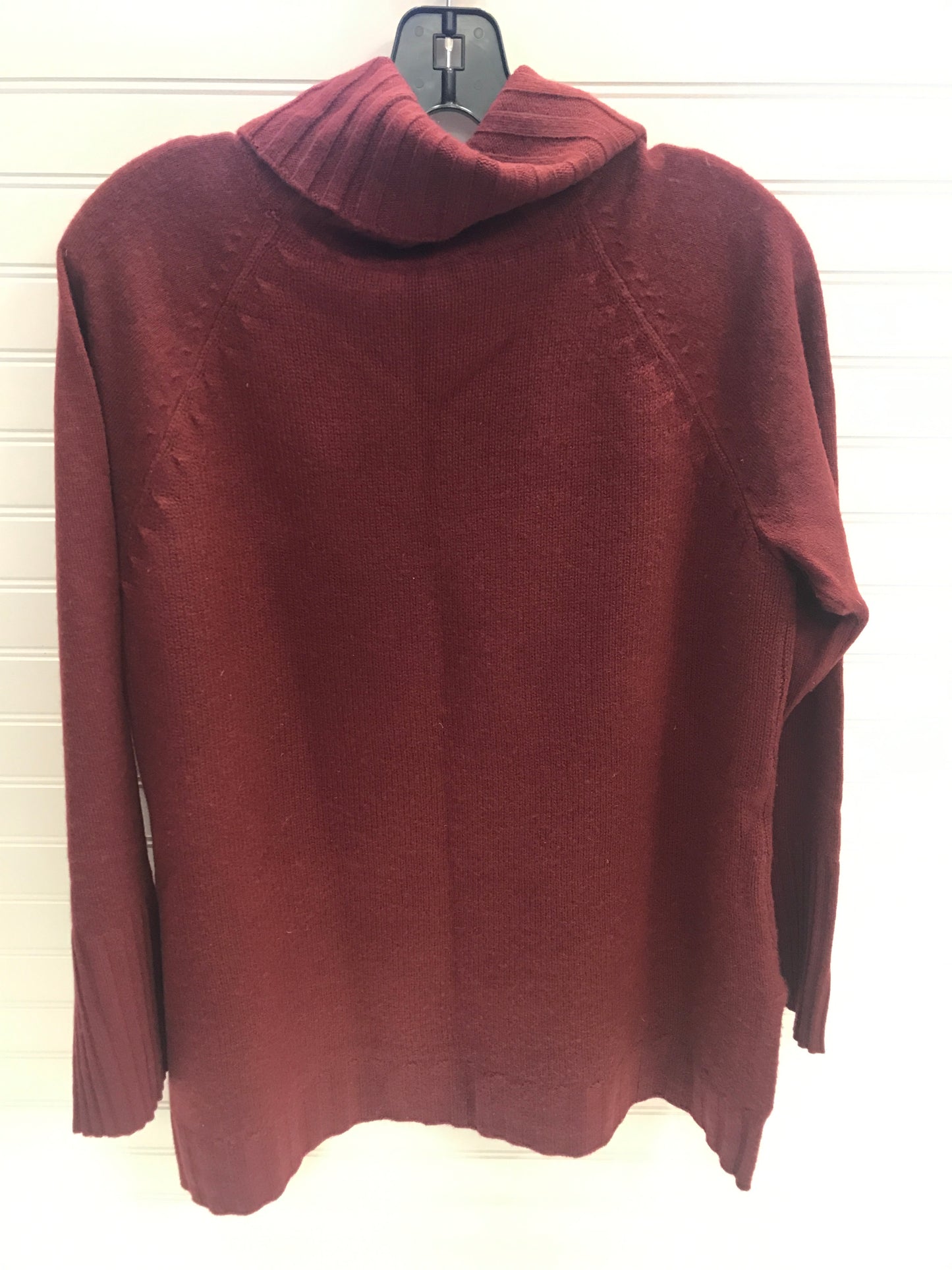 Sweater Cashmere By Ann Taylor In Maroon, Size: L