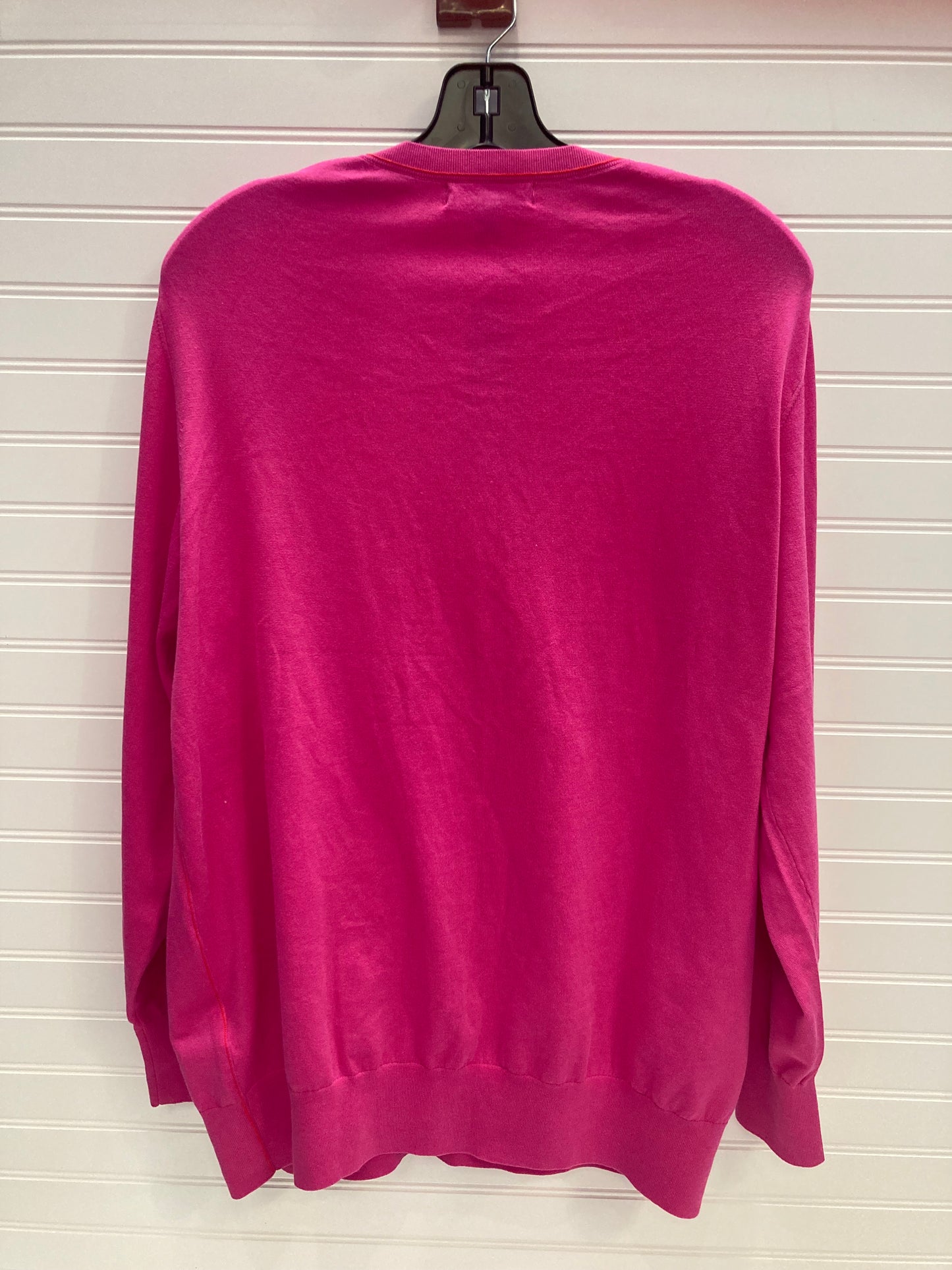 Top Long Sleeve By Banana Republic In Pink, Size: Xl