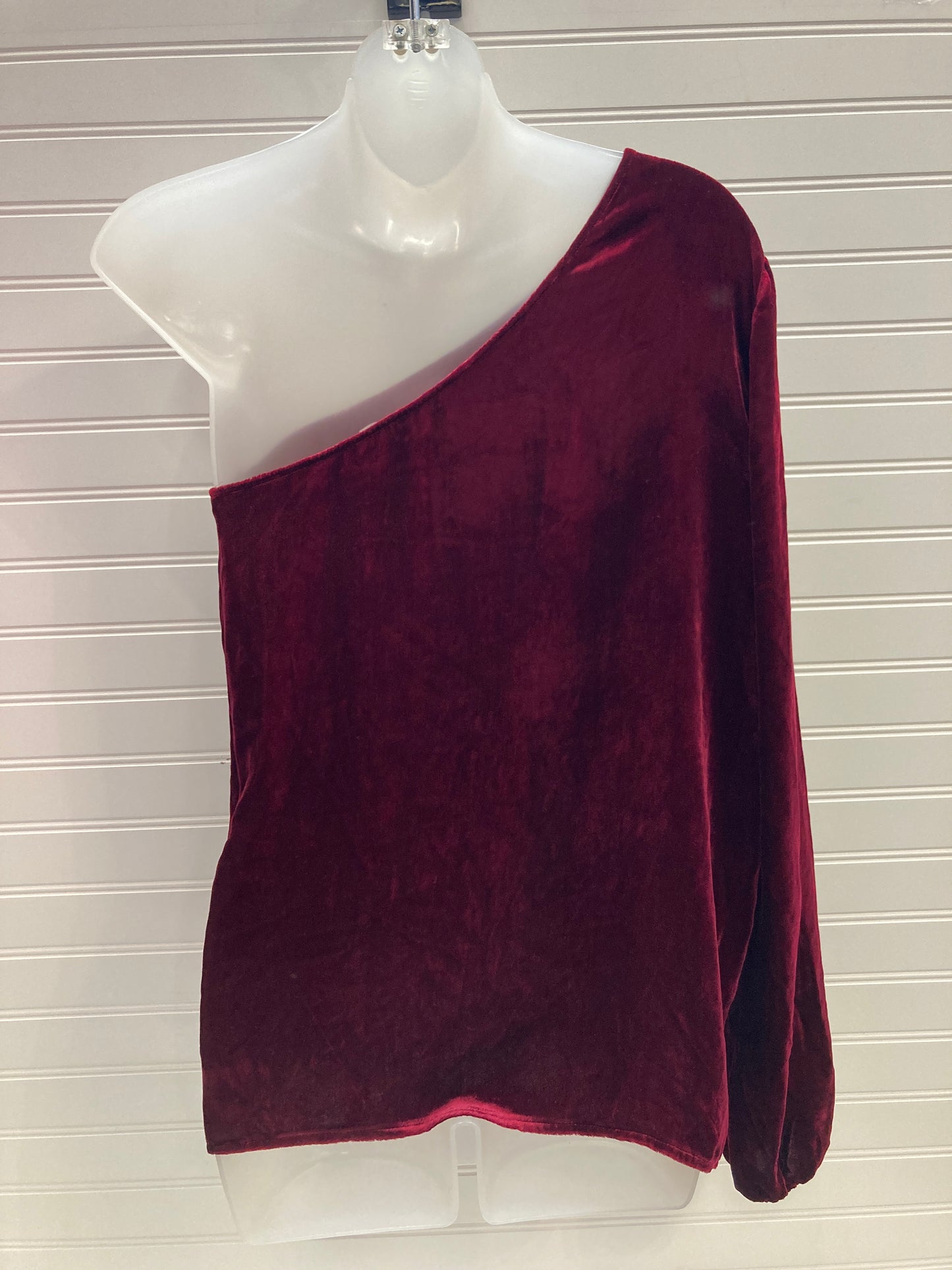 Top Long Sleeve By Ramy Brook In Red, Size: Xs