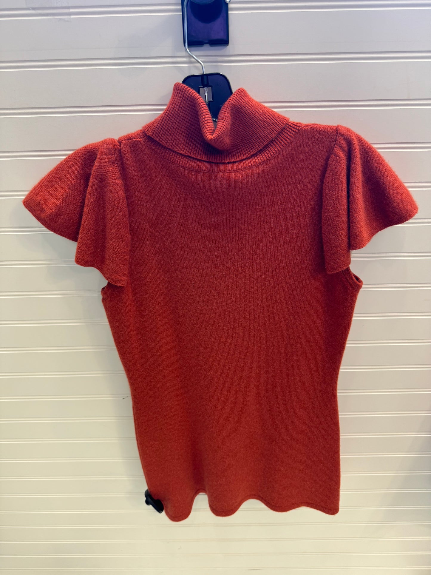 Top Short Sleeve By Neiman Marcus In Orange, Size: S