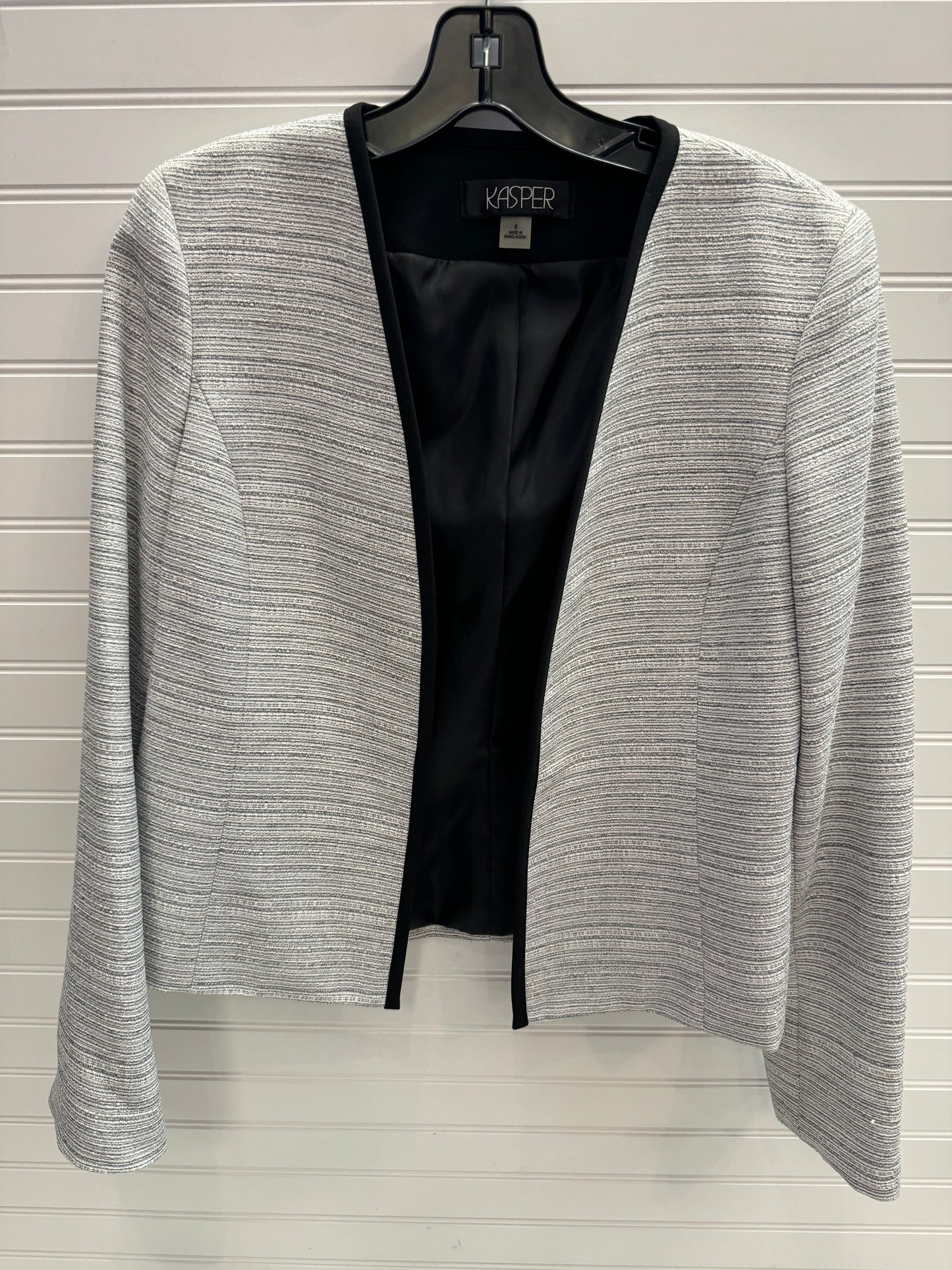 Blazer By Kasper In Silver, Size: S