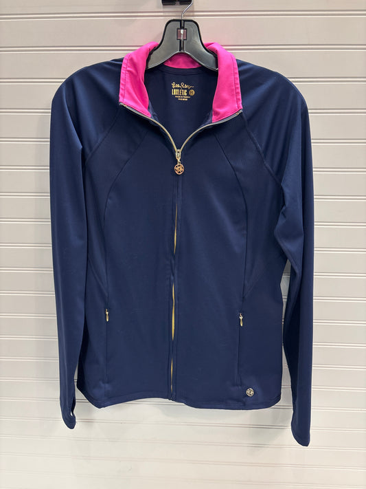 Athletic Jacket By Lilly Pulitzer In Navy, Size: M