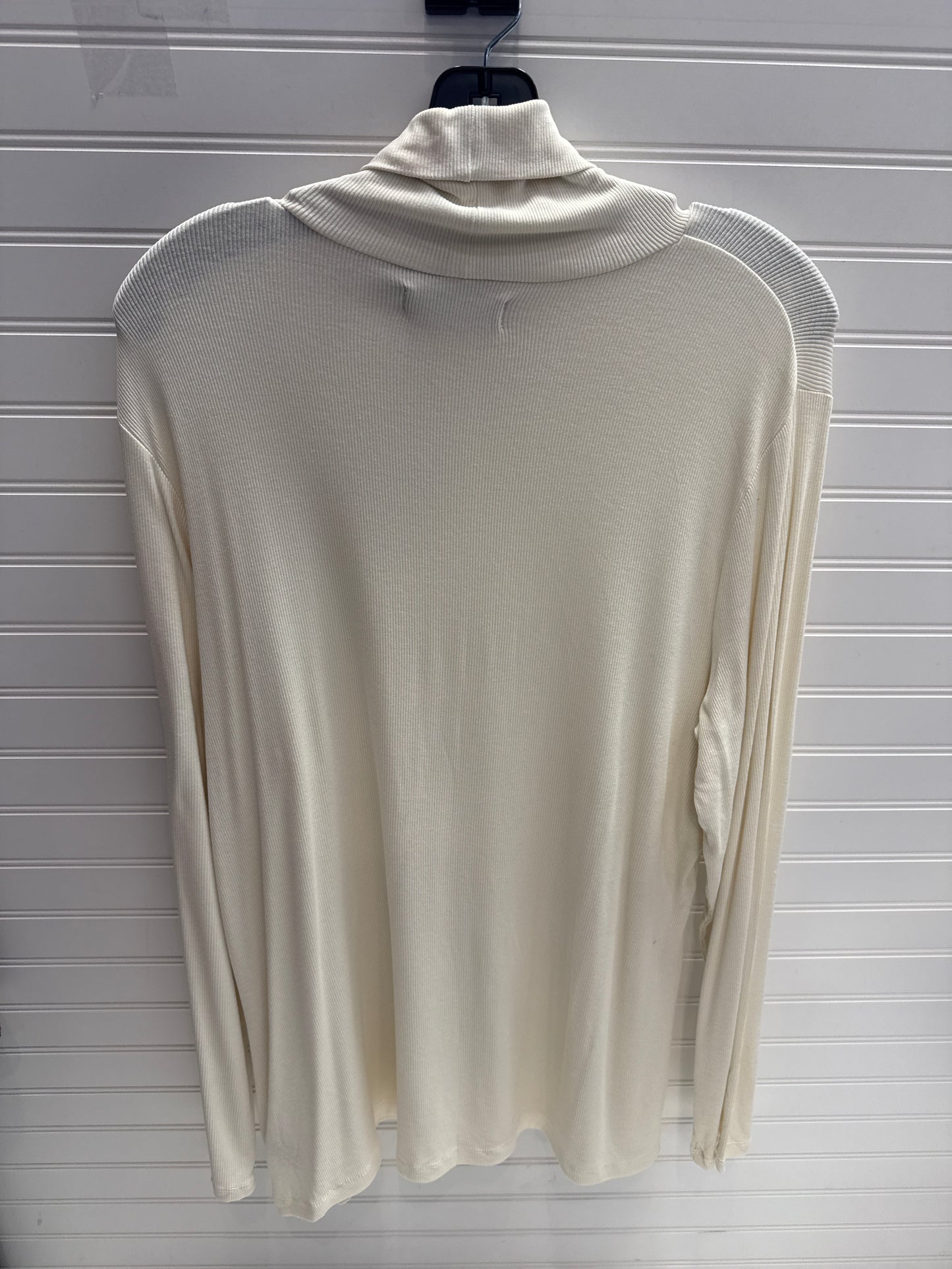 Top Long Sleeve Designer By Lauren By Ralph Lauren In Ivory, Size: 2x