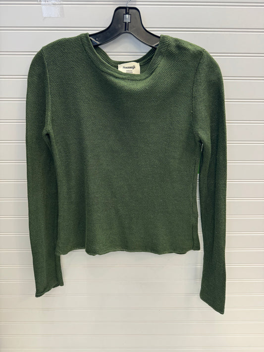 Top Long Sleeve By Samuji In Green, Size: S