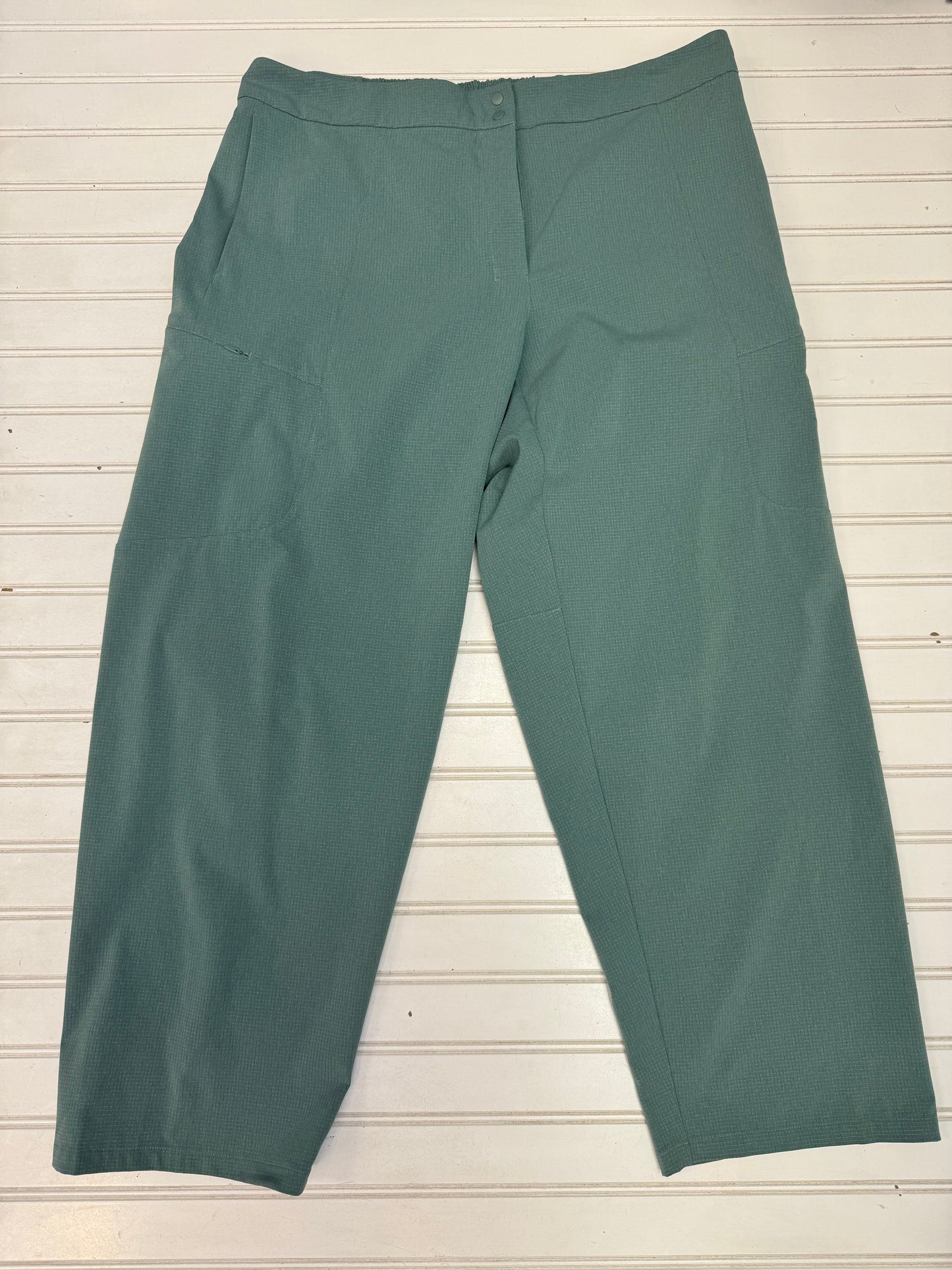 Green Pants Wide Leg Lululemon, Size 12