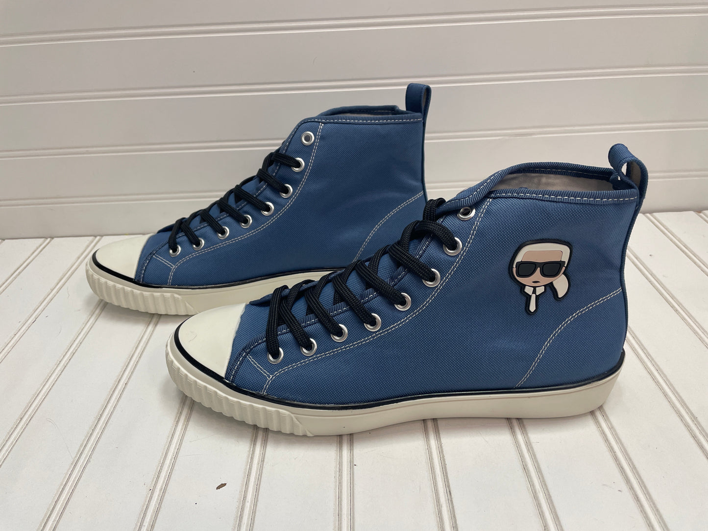 Blue Shoes Sneakers Karl Lagerfeld, Size 9