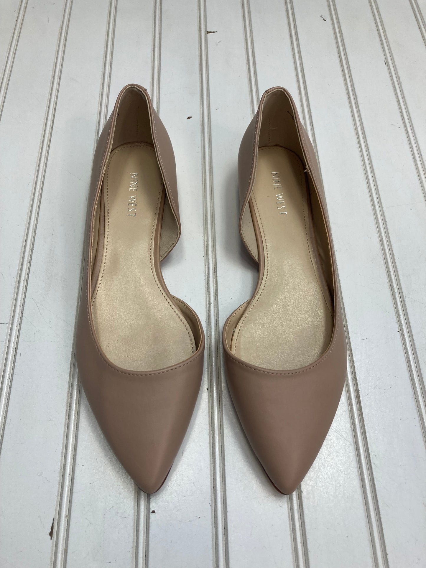 Pink Shoes Flats Nine West, Size 10