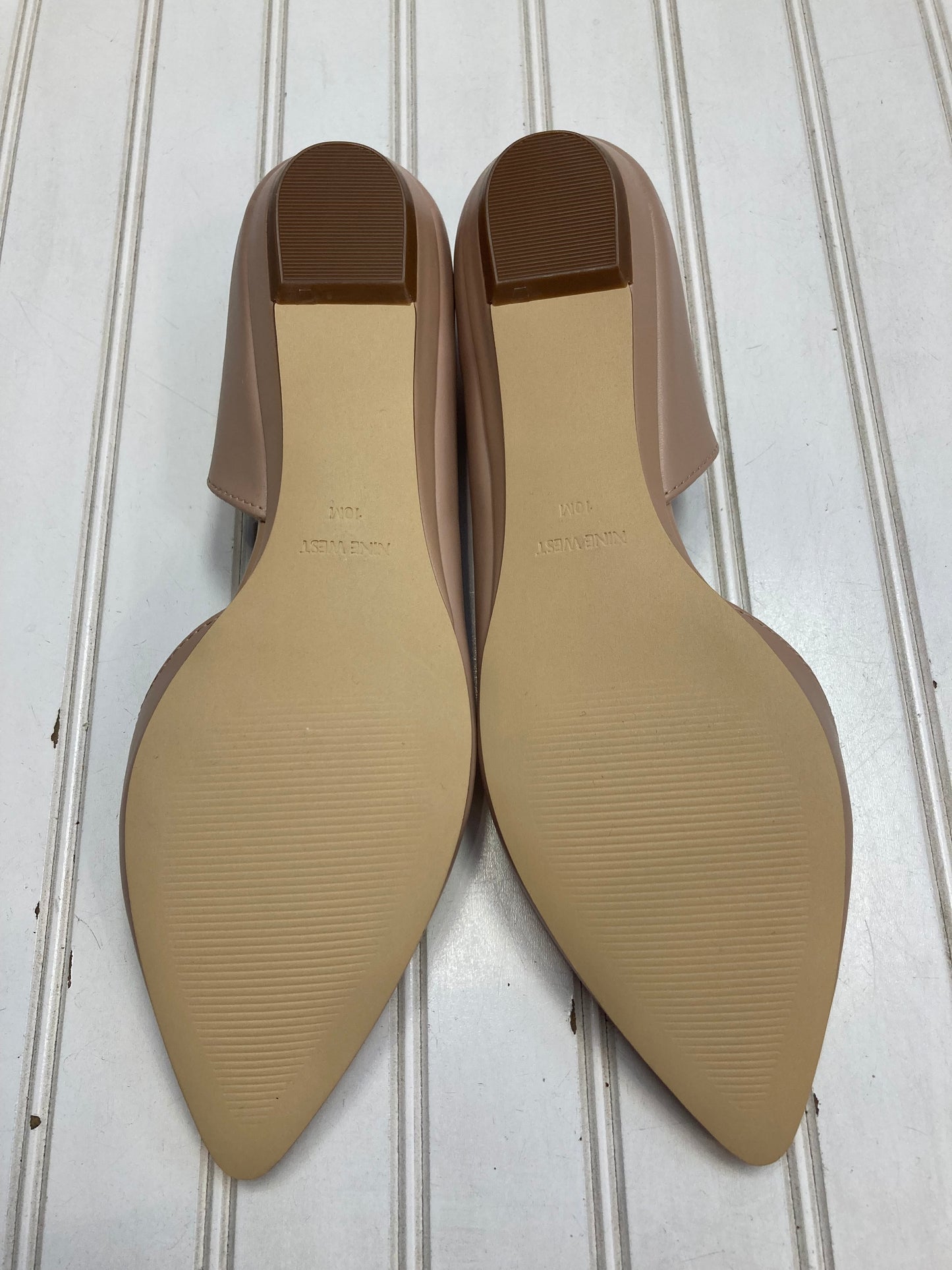 Pink Shoes Flats Nine West, Size 10