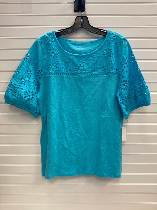 Blue Top 3/4 Sleeve Talbots, Size L