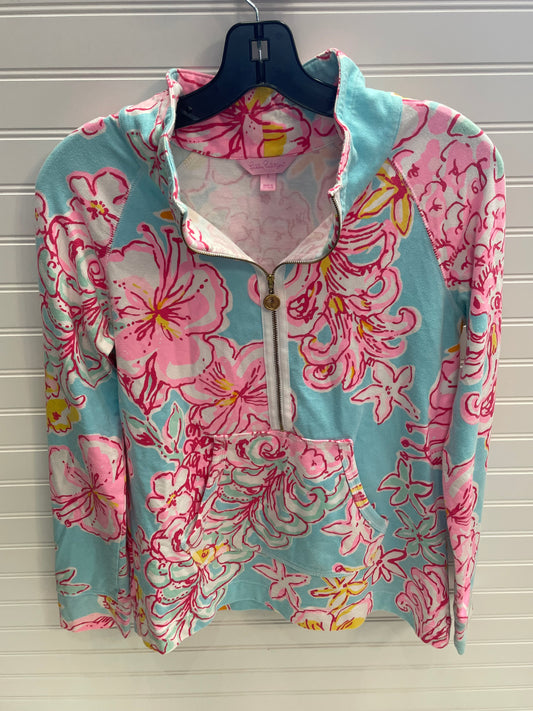 Blue & Pink Sweatshirt Designer Lilly Pulitzer, Size S