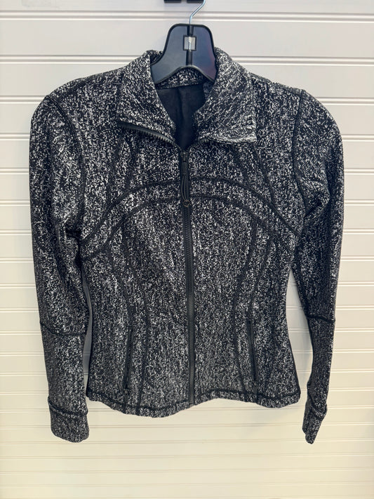 Black & Grey Athletic Jacket Lululemon, Size 6