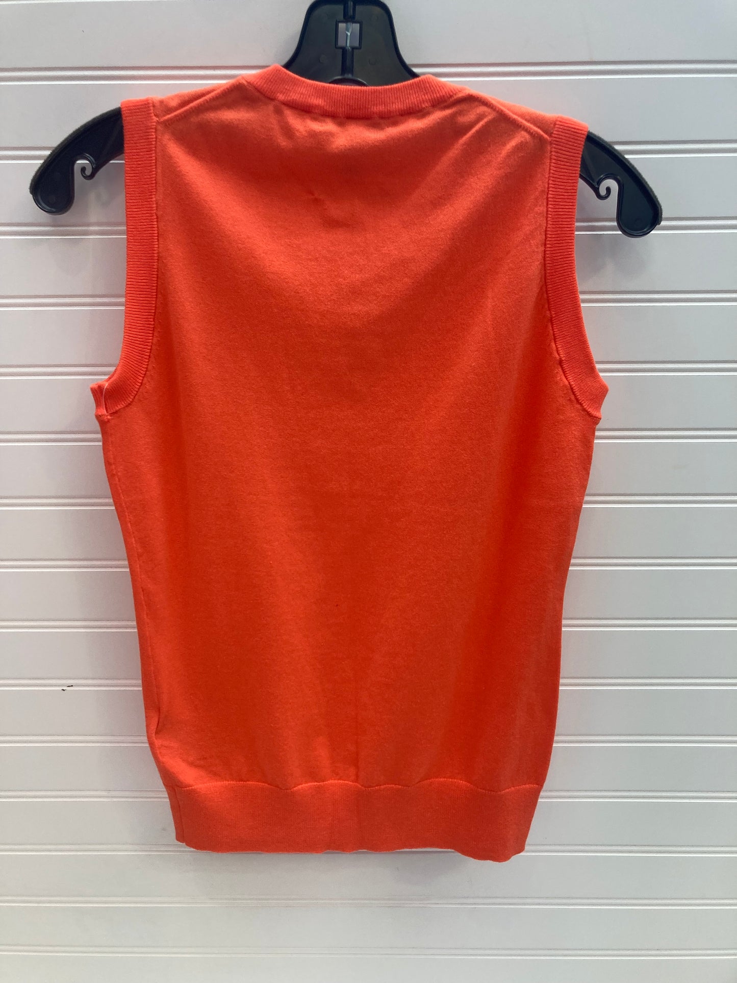 Orange Top Sleeveless J. Crew, Size Xs