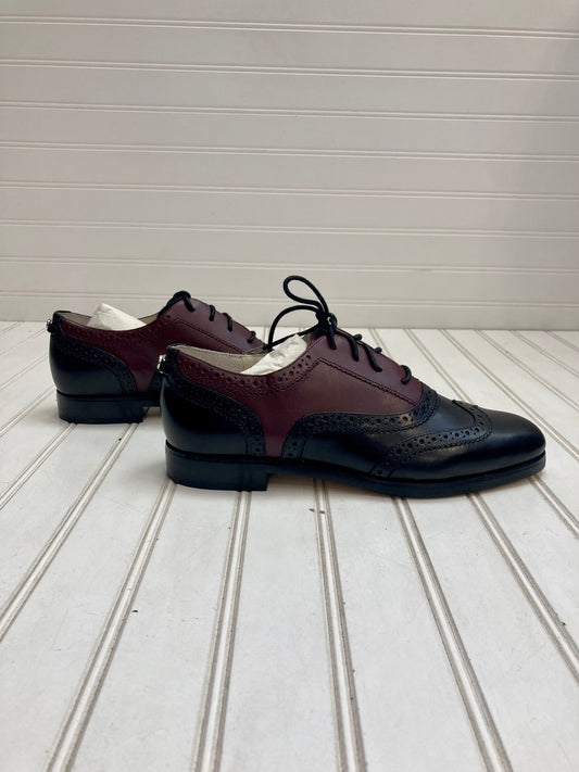 Black & Red Shoes Flats Michael By Michael Kors, Size 9