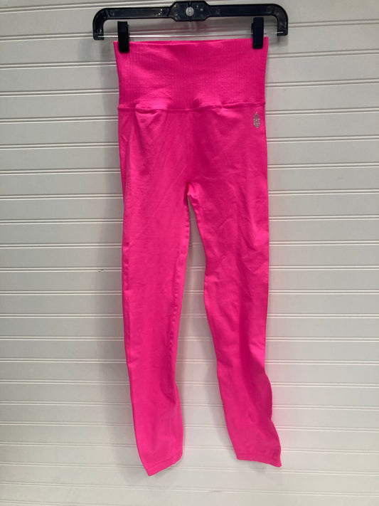 Athletic Leggings By Free People In Pink, Size: Xs