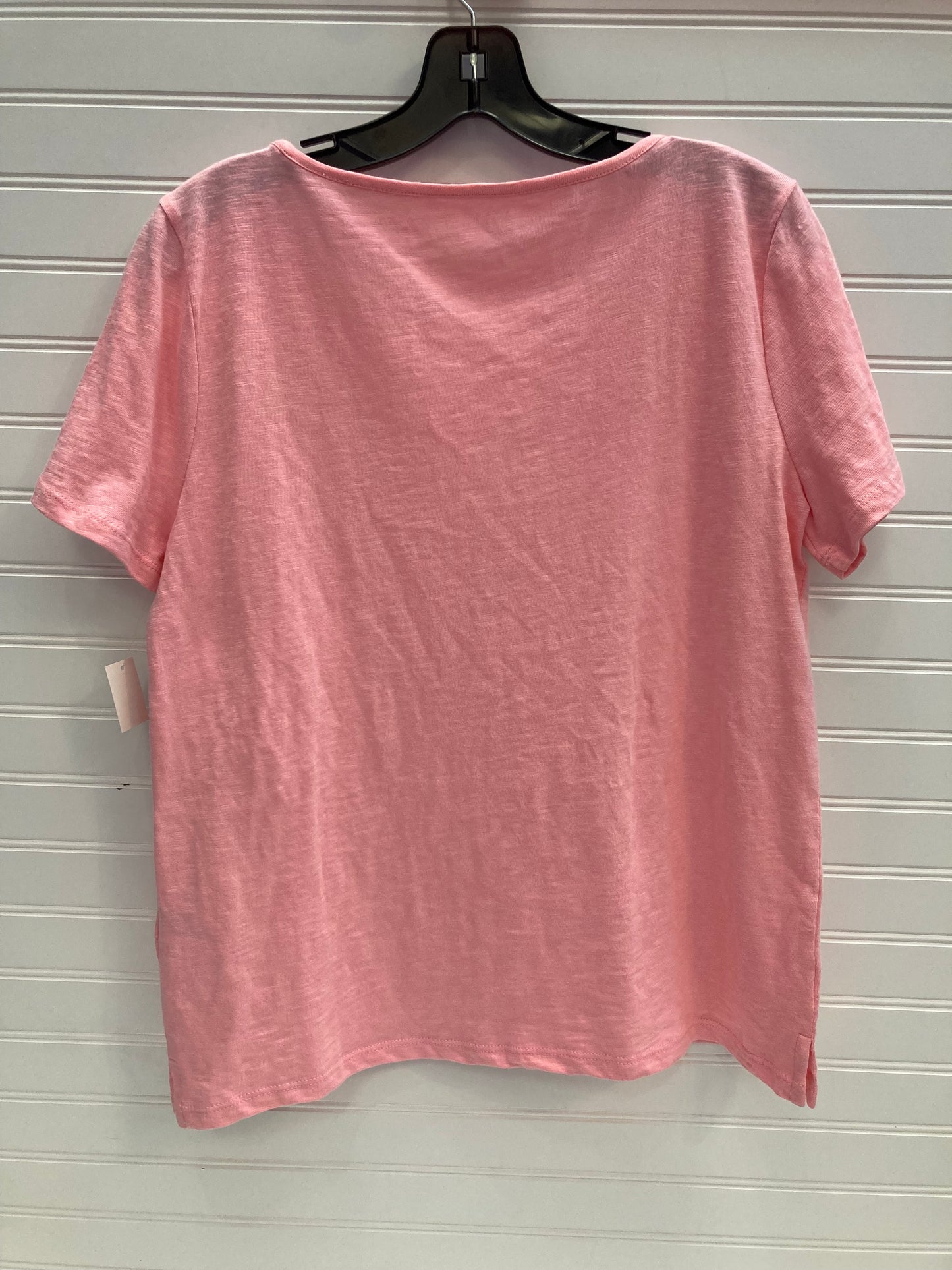 Top Short Sleeve By Talbots In Pink, Size: Petite  M