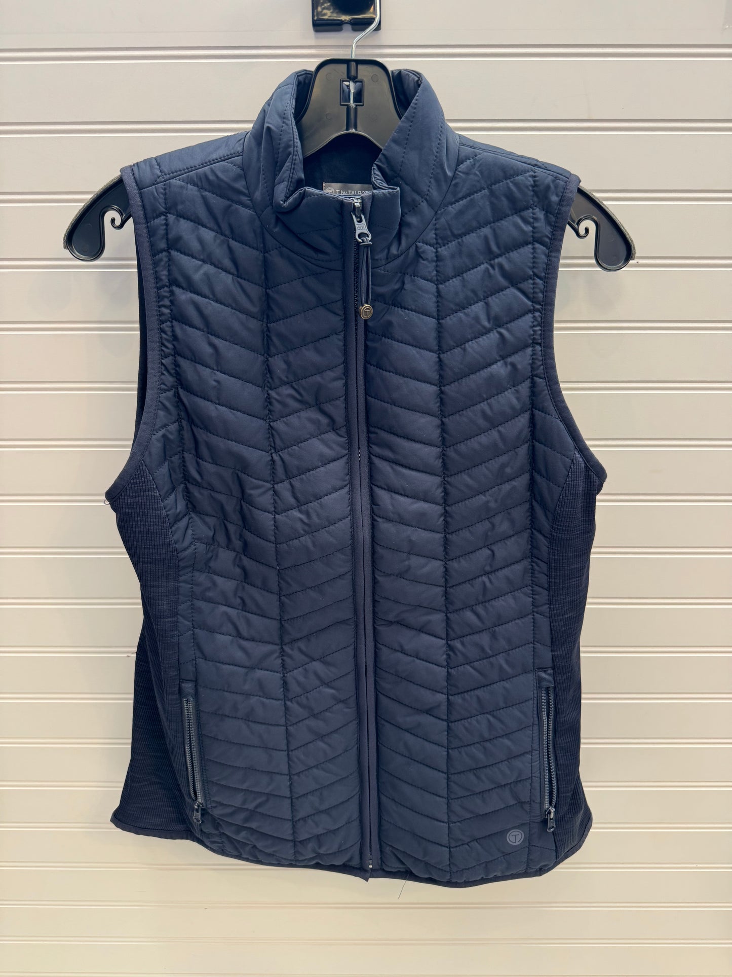 Vest Puffer & Quilted By T by Talbots In Navy, Size: Petite   S