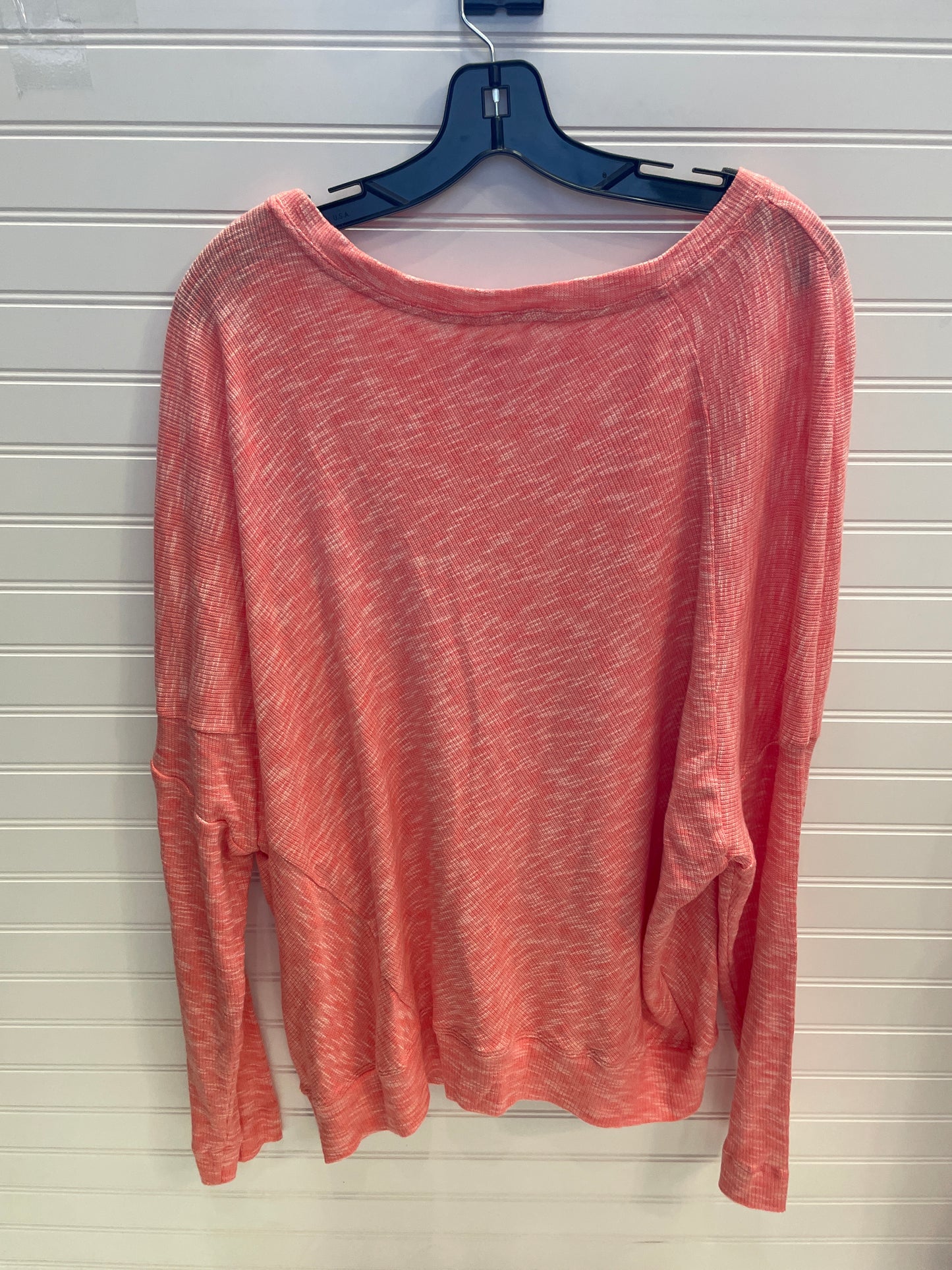 Top Long Sleeve By Anthropologie In Pink, Size: Xl