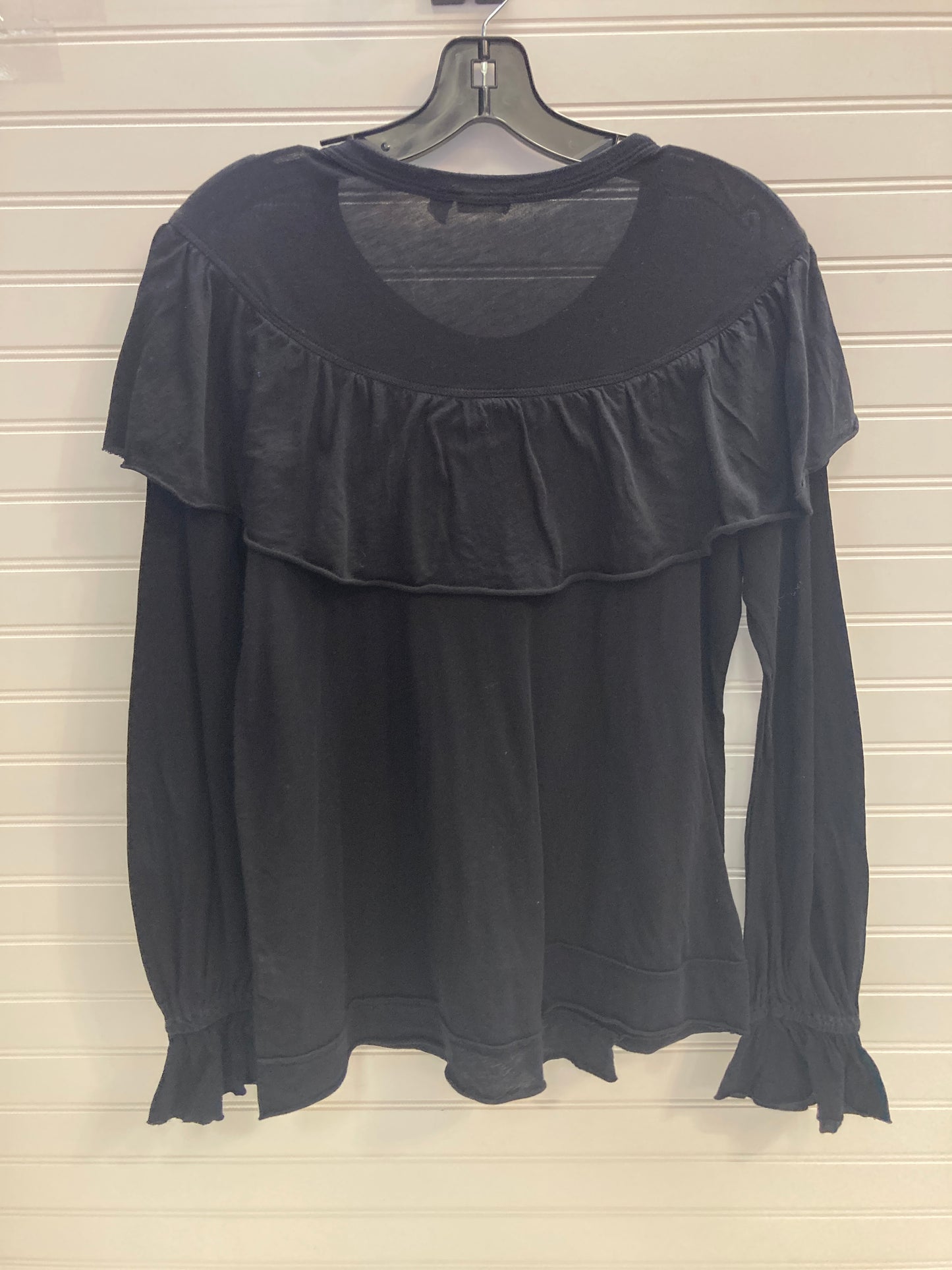 Top Long Sleeve By Wilt In Black, Size: M