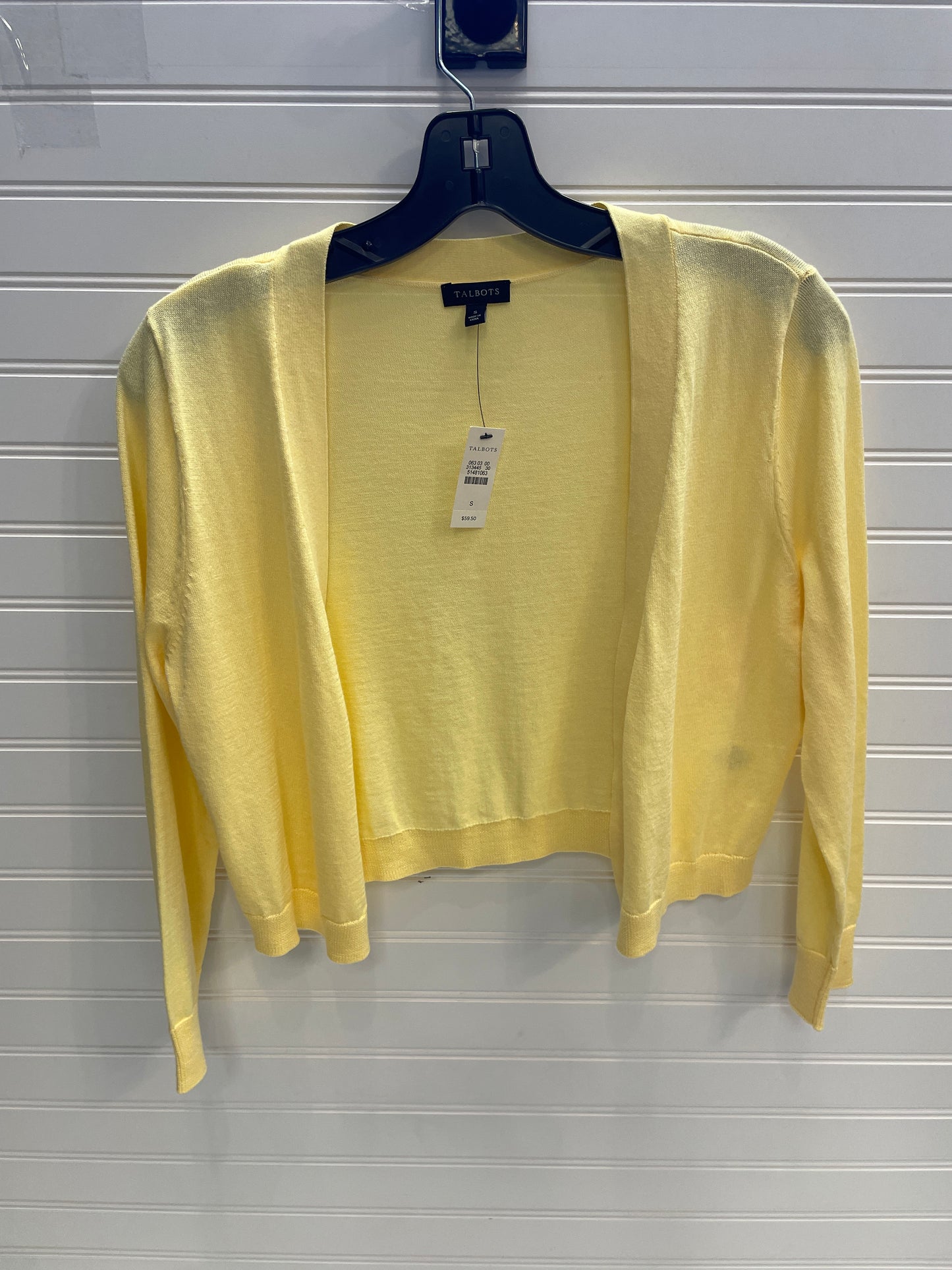 Cardigan By Talbots In Yellow, Size: S