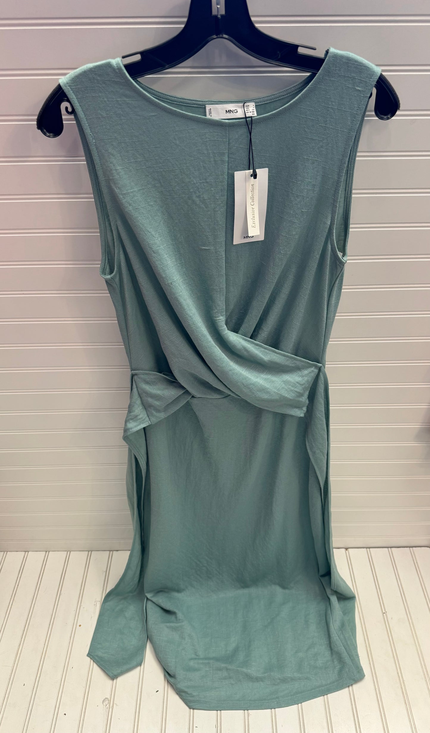 Dress Casual Midi By Mng In Teal, Size: 4