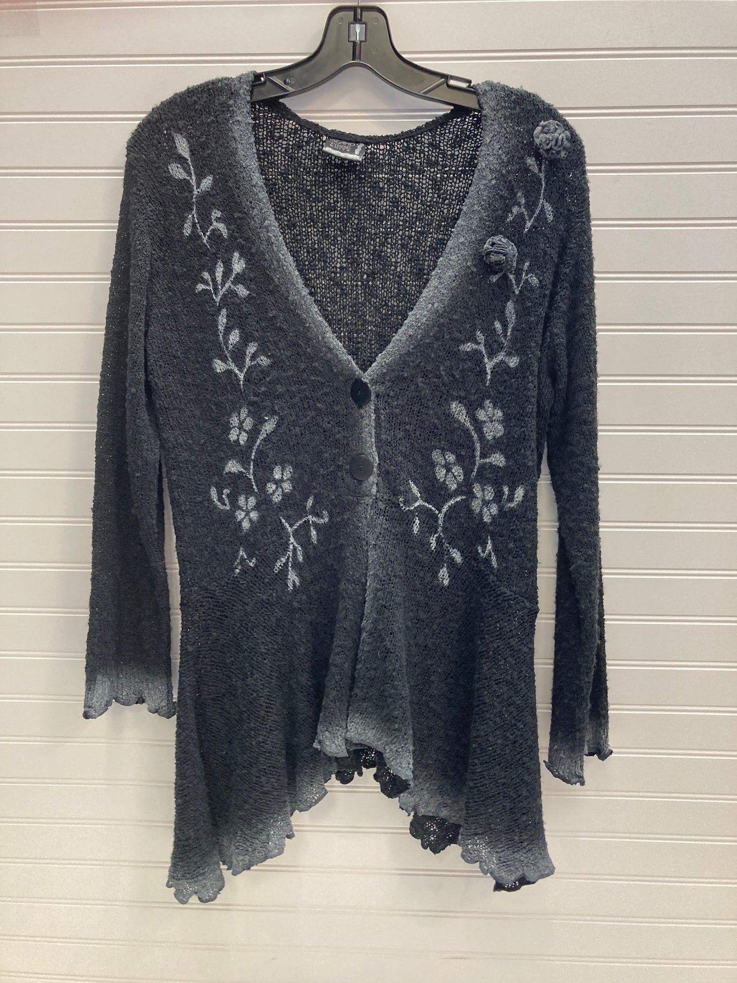 Cardigan By Island Tribe Knits  In Grey, Size: 2