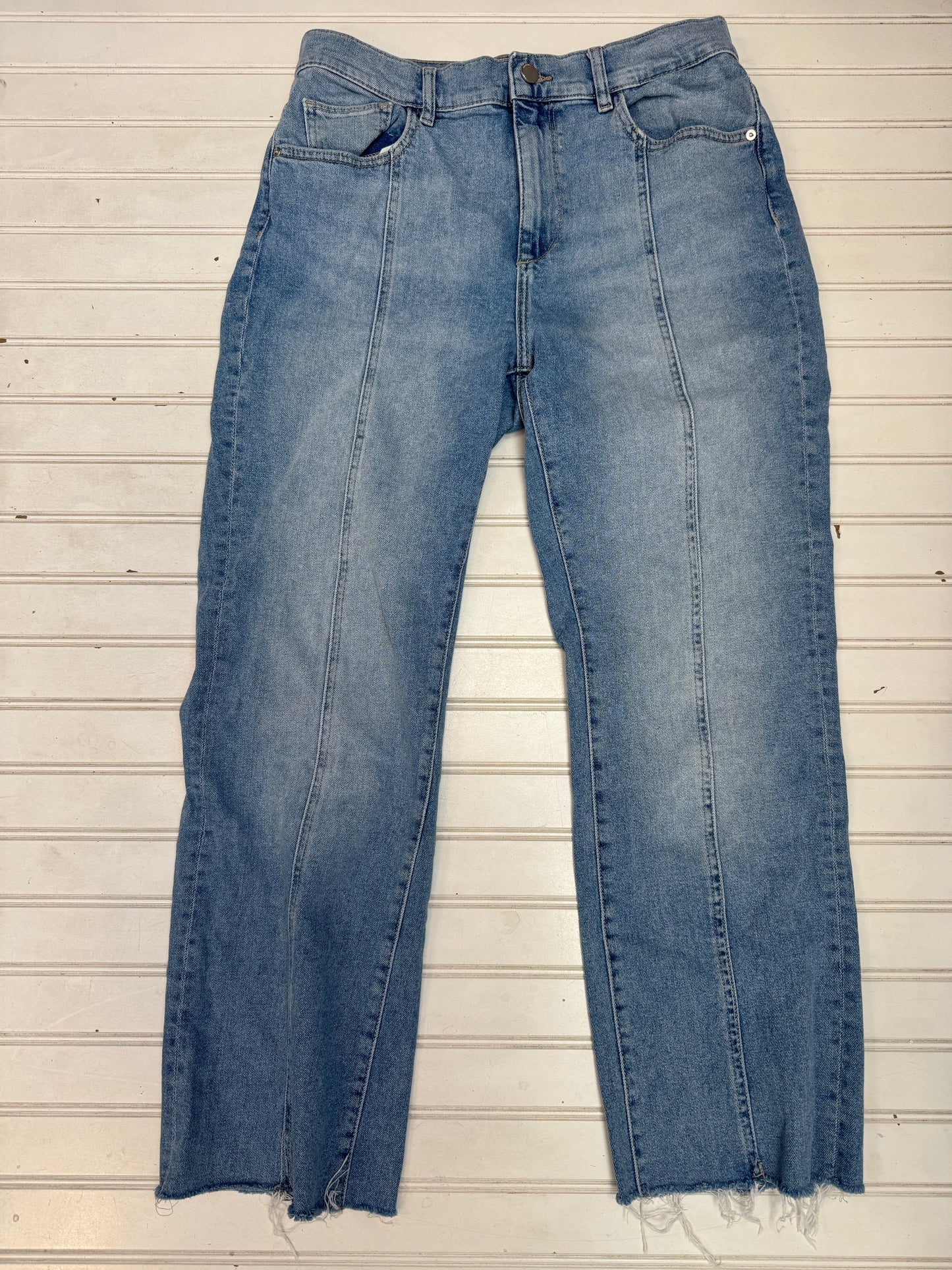 Jeans Straight By Dl1961 In Blue Denim, Size: 8