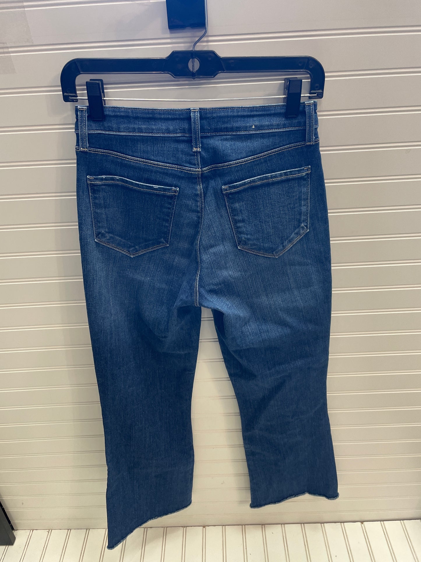 Jeans Cropped By L Agence In Blue Denim, Size: 2