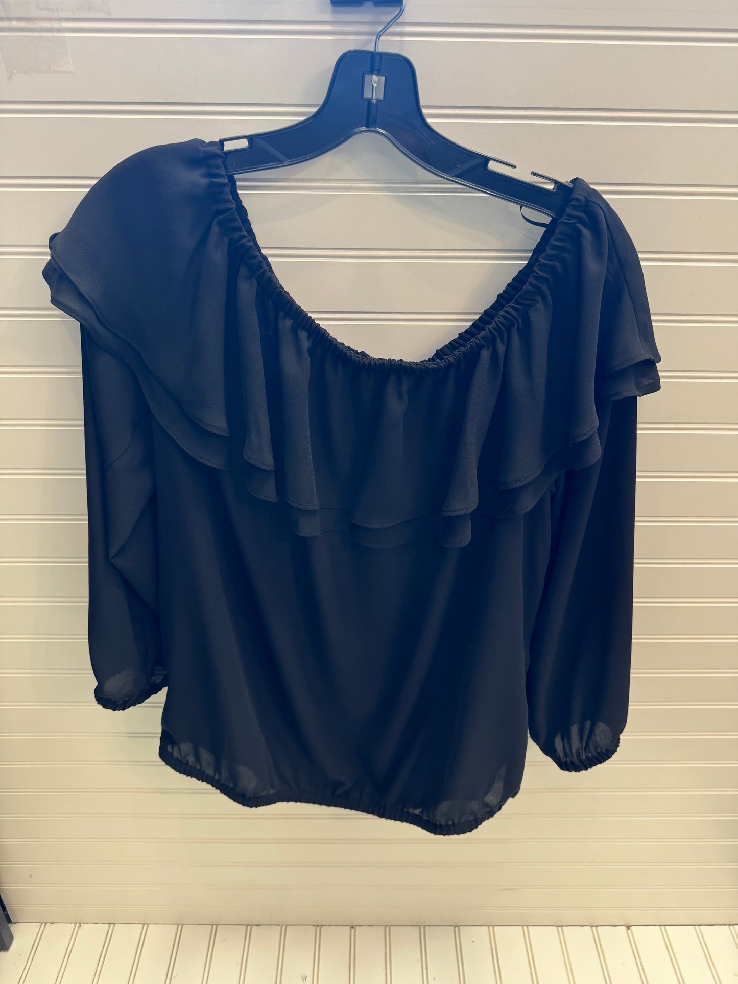 Top Long Sleeve By Michael By Michael Kors In Black, Size: Xl