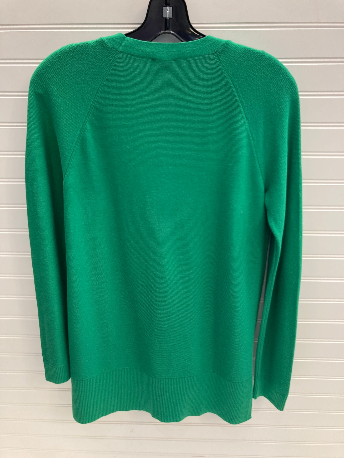 Sweater Cardigan By Talbots In Green, Size: S