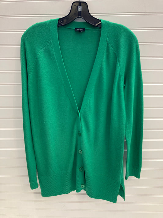 Sweater Cardigan By Talbots In Green, Size: S