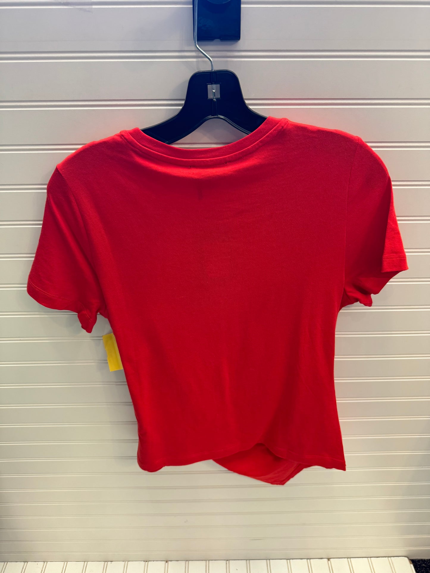 Top Short Sleeve By Dkny In Red, Size: S