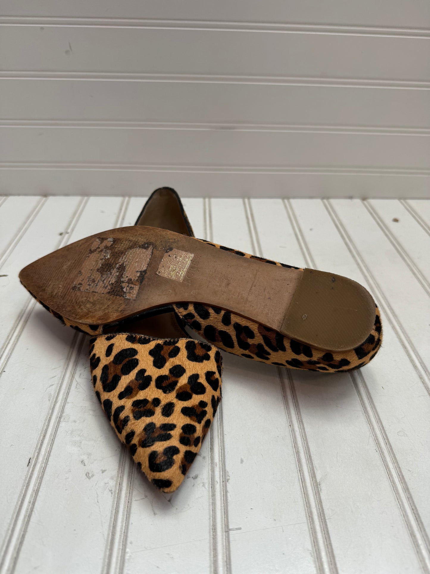 Shoes Flats By J. Crew In Animal Print, Size: 7