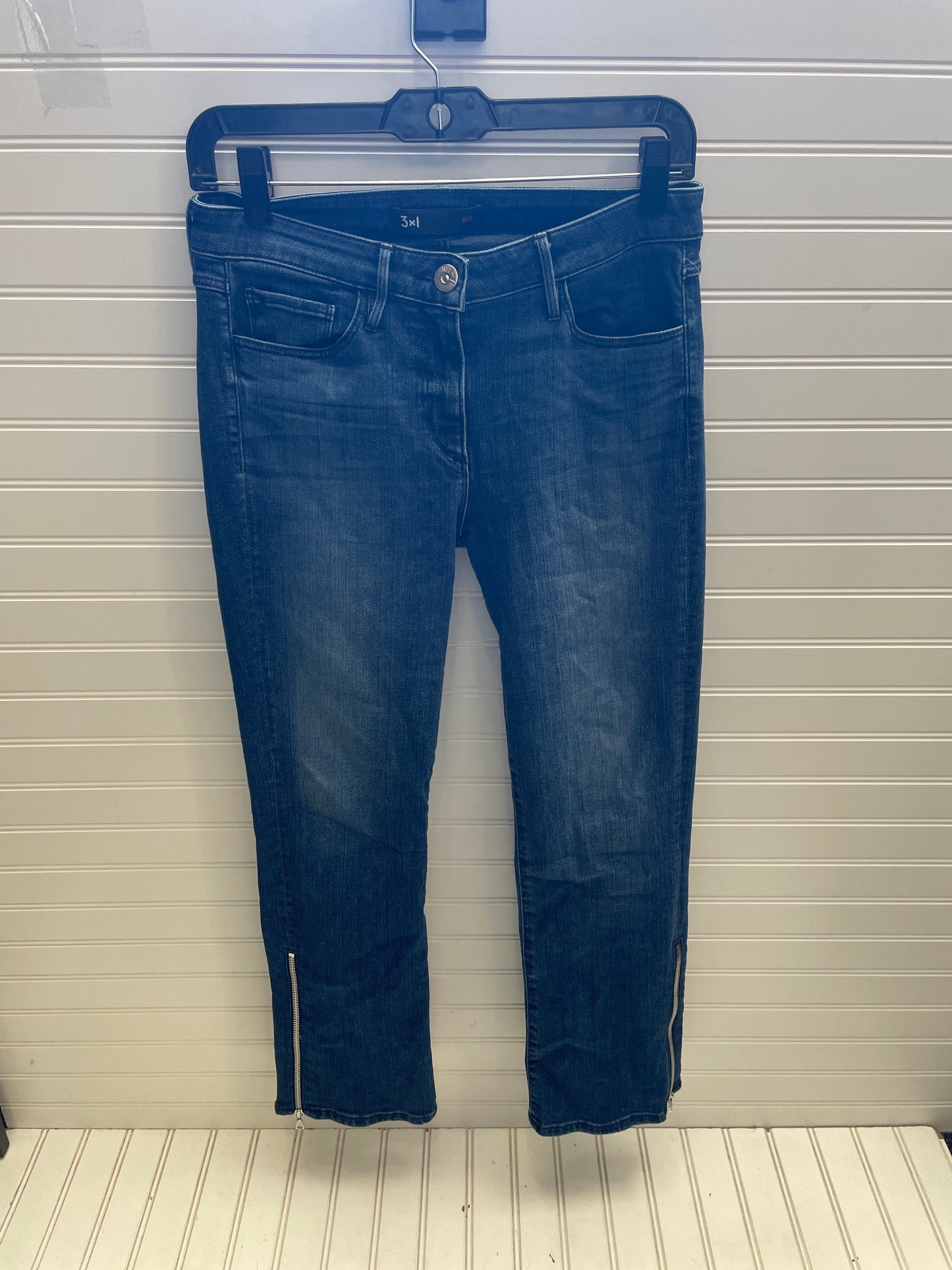 Jeans Straight By 3x1 In Blue Denim, Size: 2