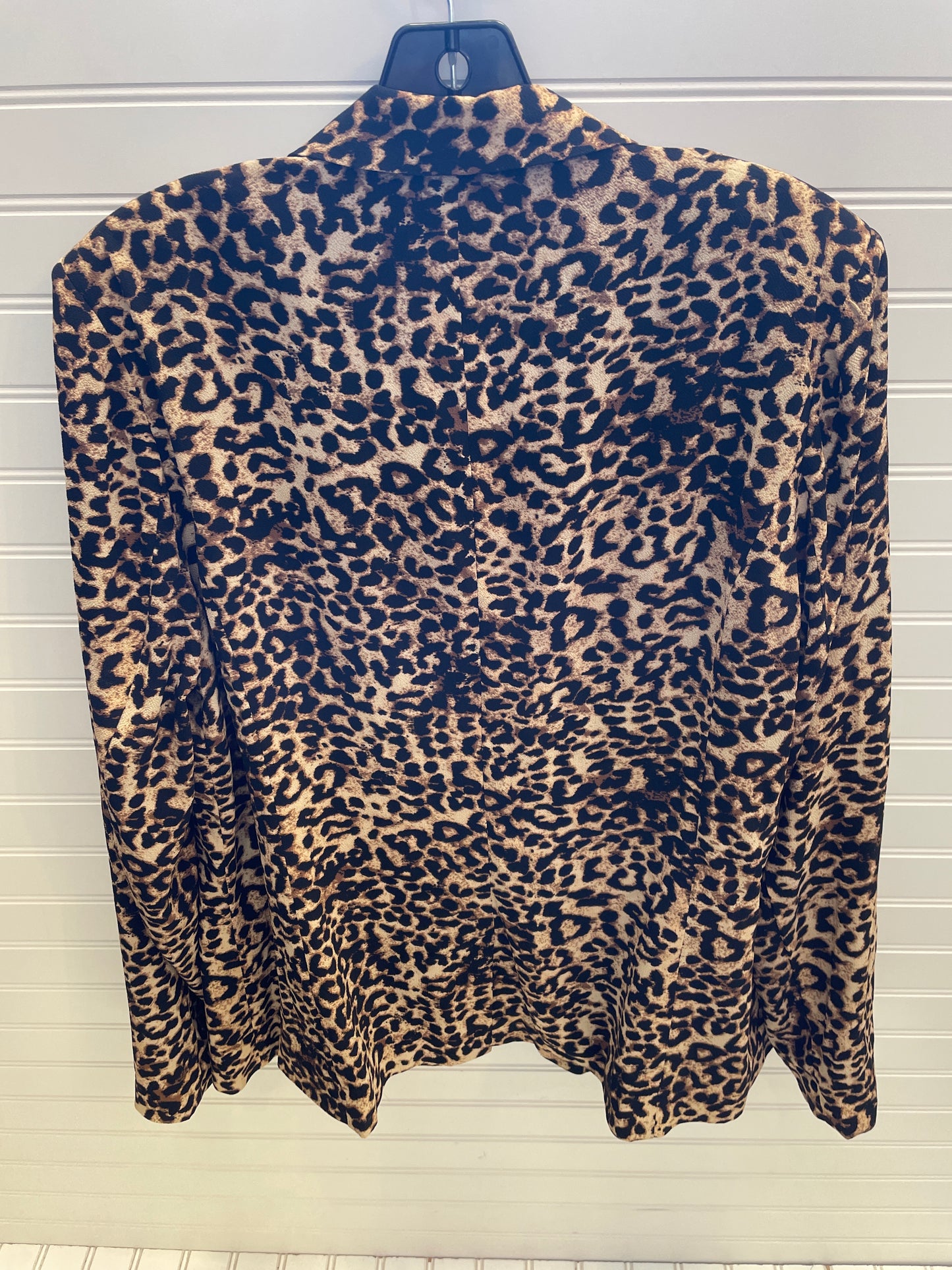 Blazer By Dr2 In Animal Print, Size: L