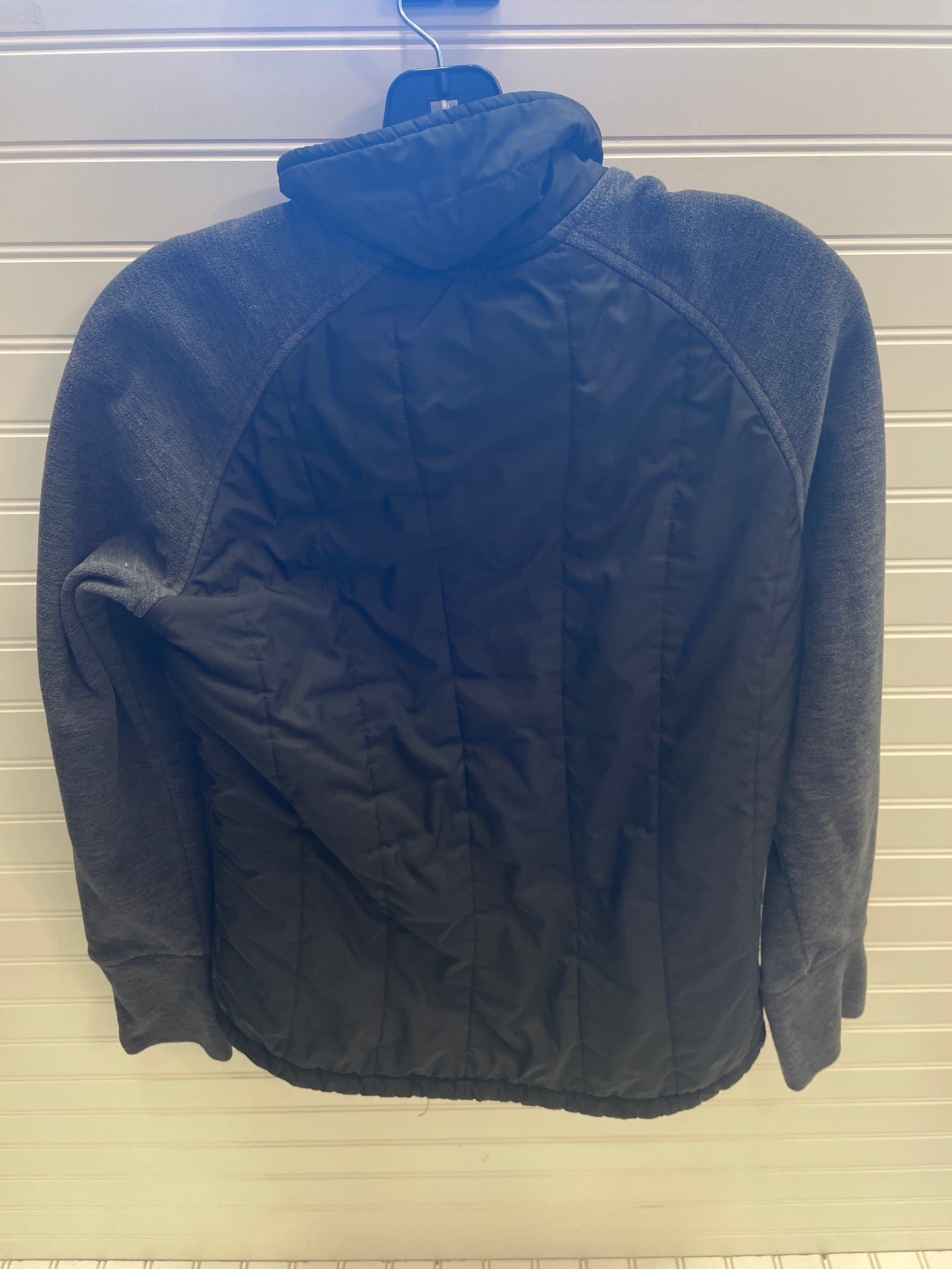 Jacket Fleece By Prana In Black & Grey, Size: M