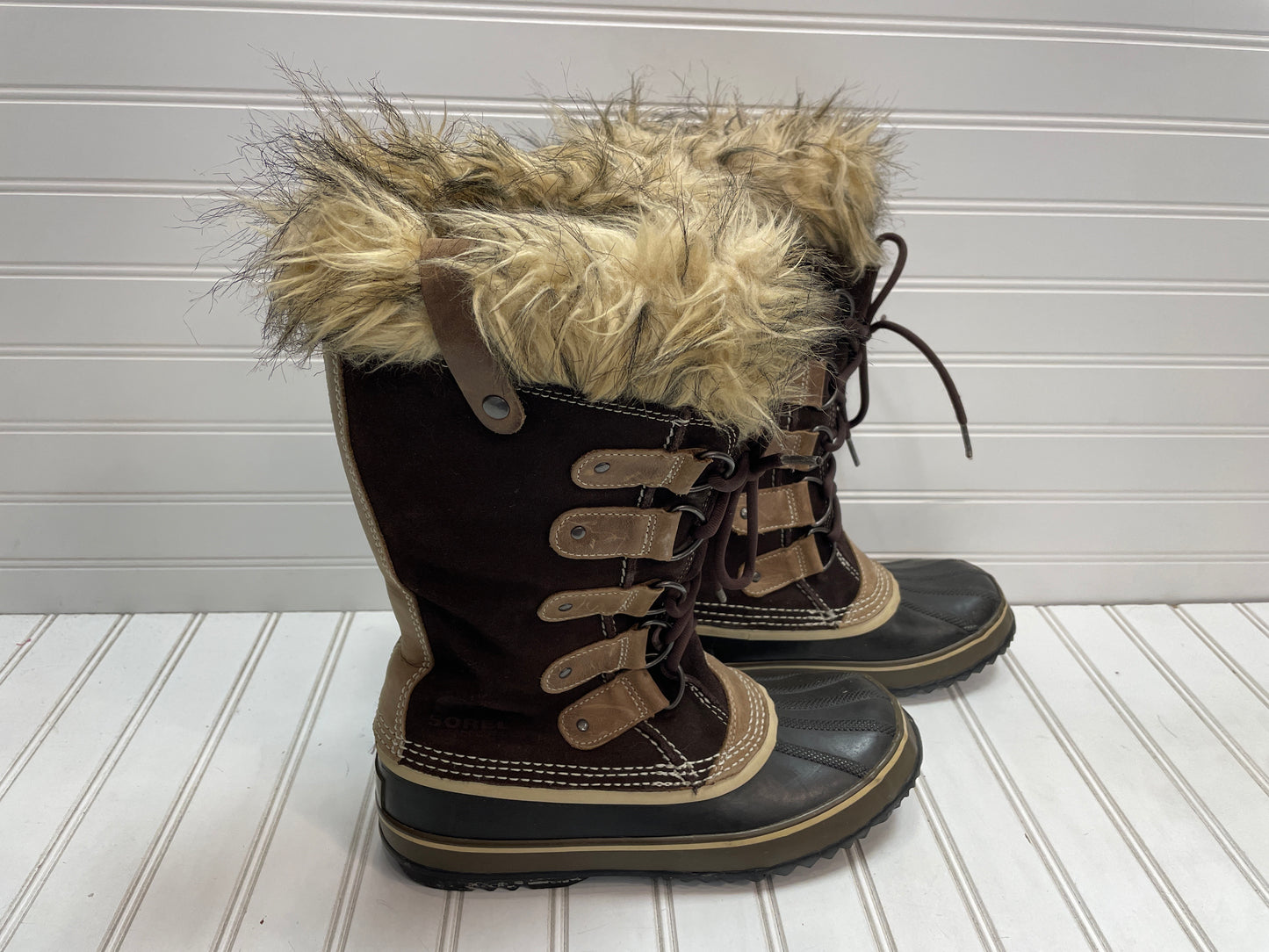 Boots Snow By Sorel In Brown, Size: 9