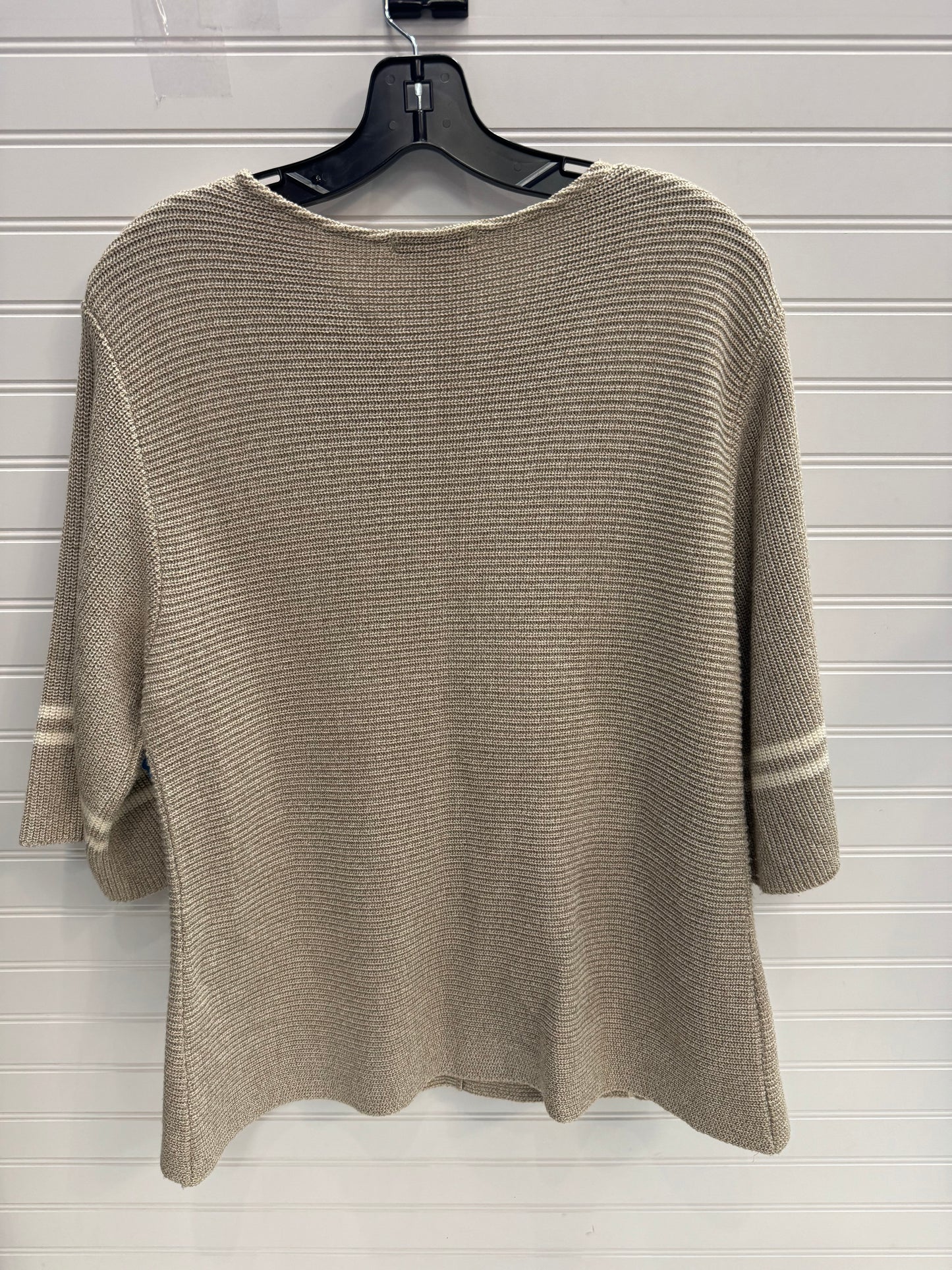 Sweater Short Sleeve By Orvis In Tan, Size: M