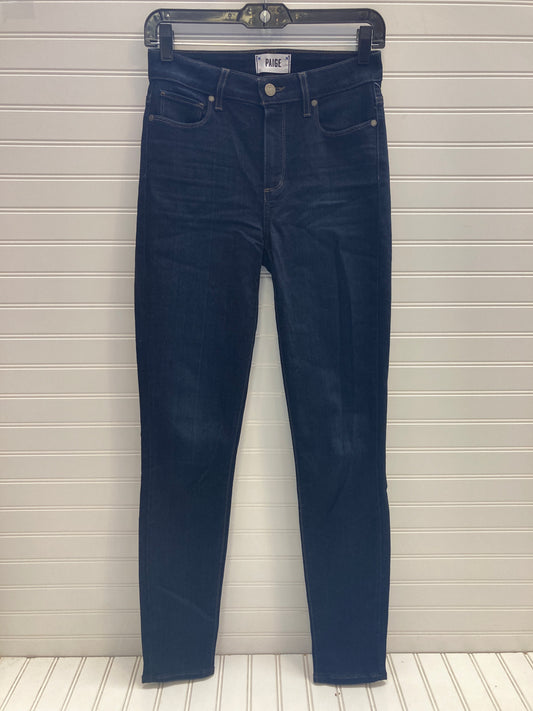 Jeans Skinny By Paige In Blue Denim, Size: 2