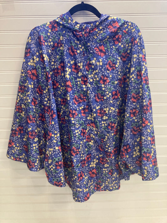 Jacket Windbreaker By Ann Taylor In Floral Print, Size: M