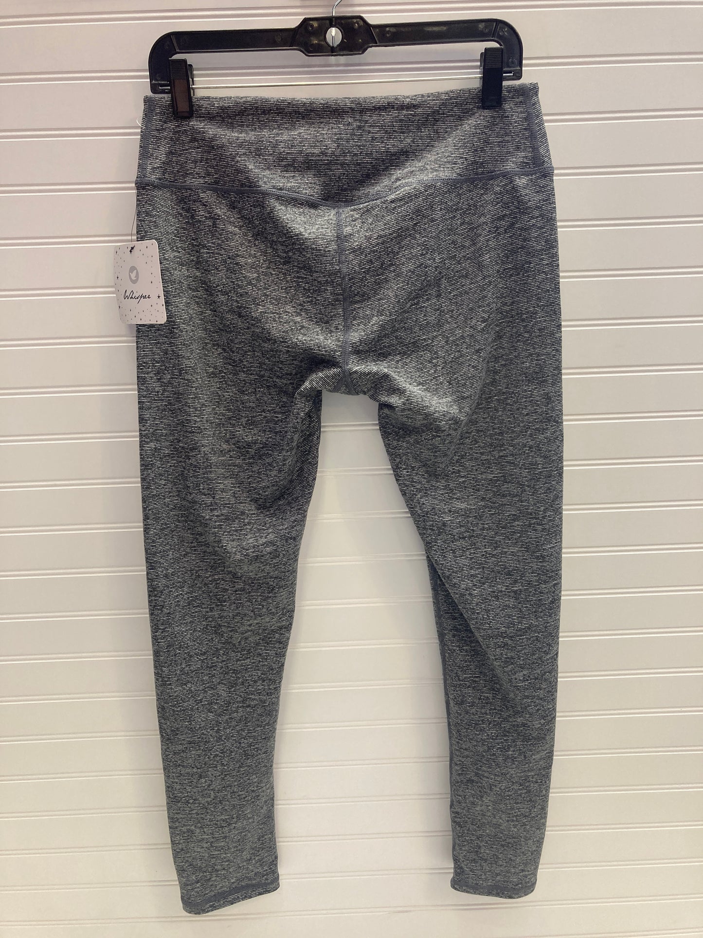 Athletic Leggings Capris By Whisper In Grey, Size: L